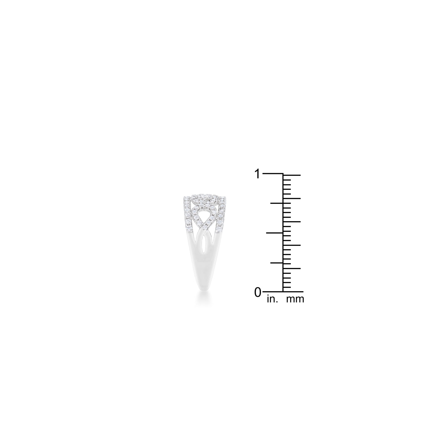 Rina 0.5ct CZ Contemporary Band Ring