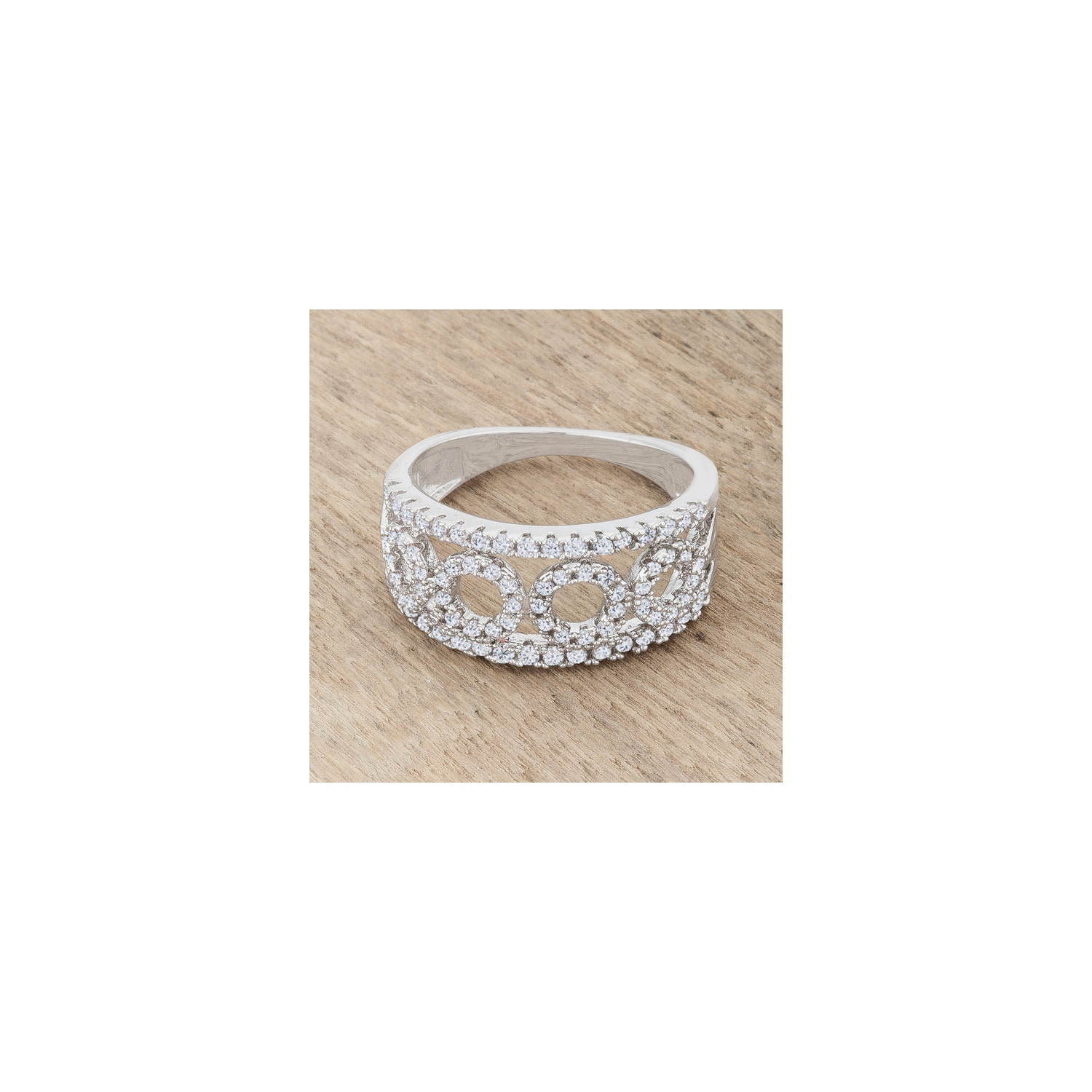 Rina 0.5ct CZ Contemporary Band Ring