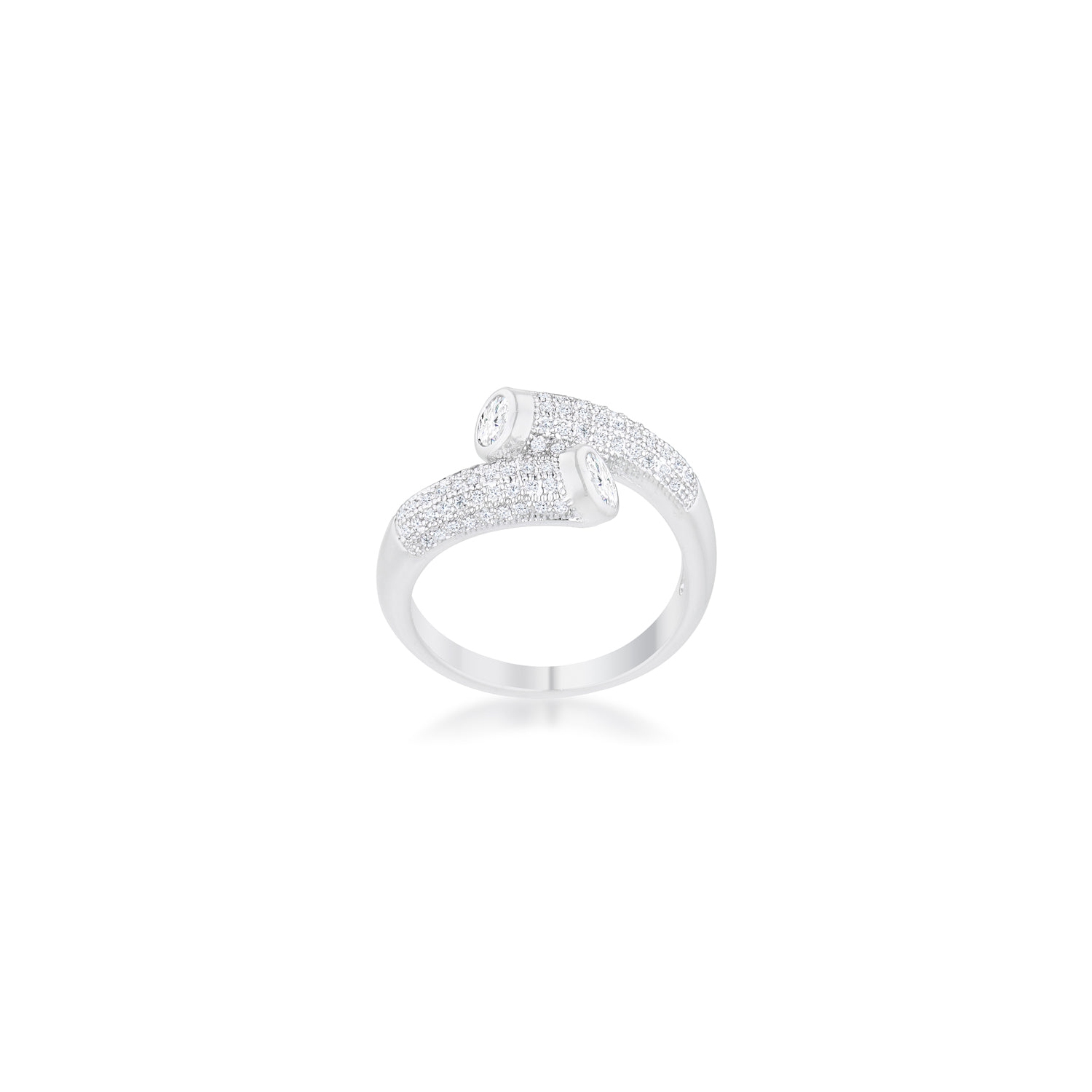 Perry 0.62ct CZ Contemporary Wrap Ring