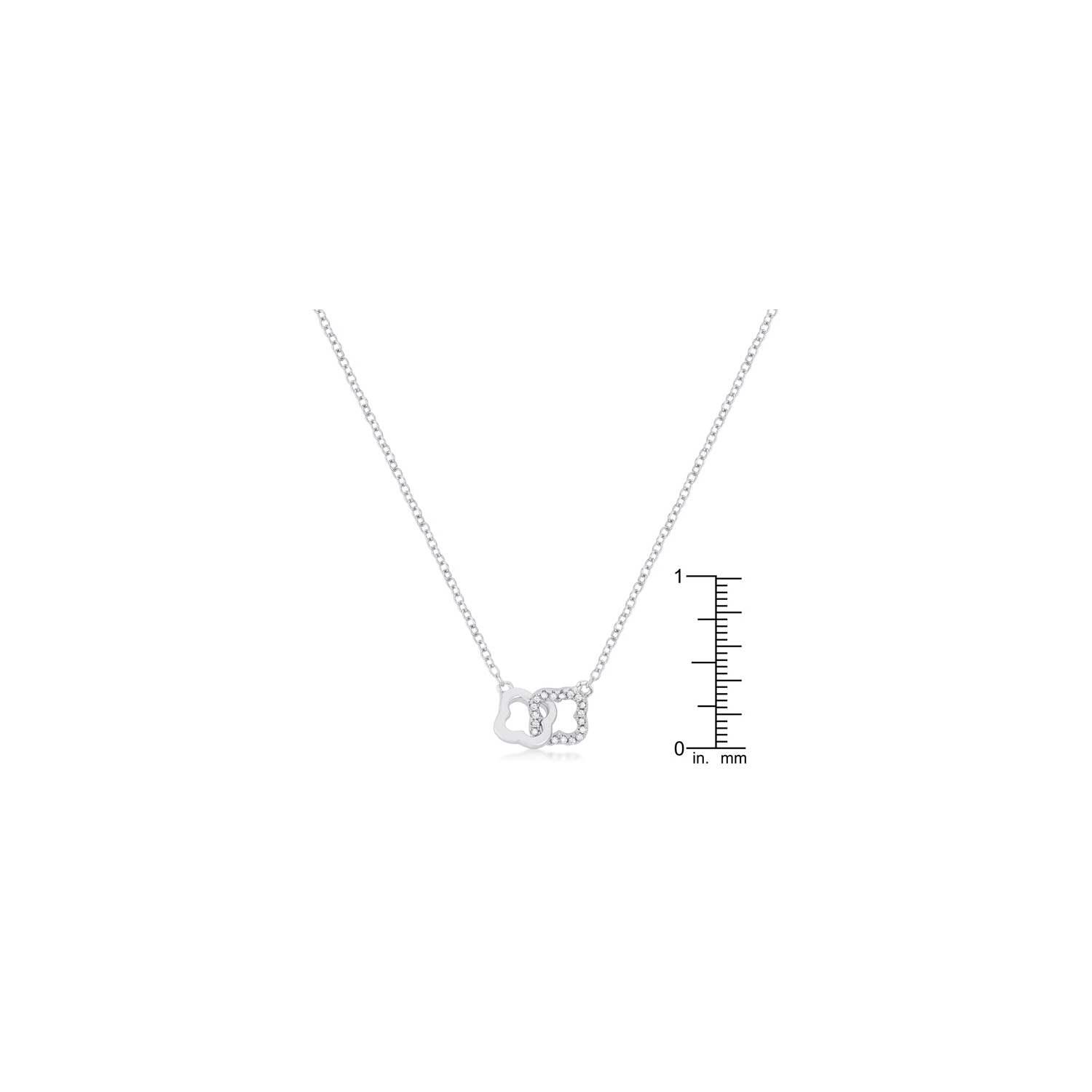 .21 Ct Necklace with Floral Links