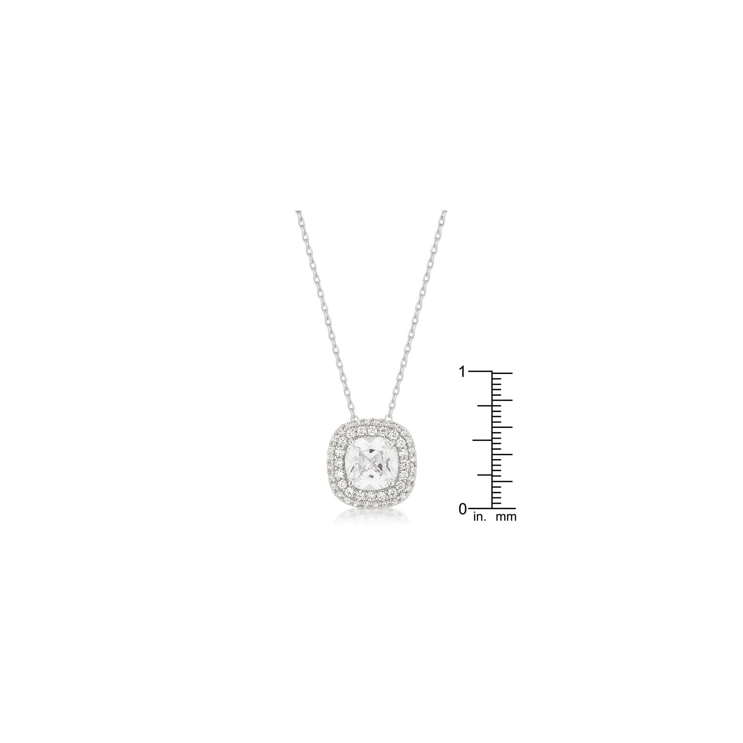 Pave Halo Pendant