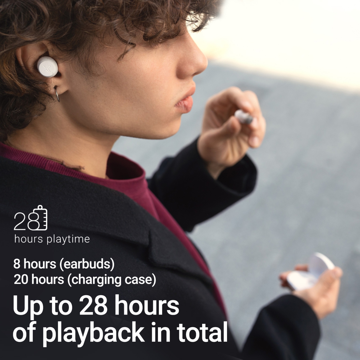 Edifier X3s True Wireless Stereo Earbuds, IP55 Bluetooth Headphones for Sports