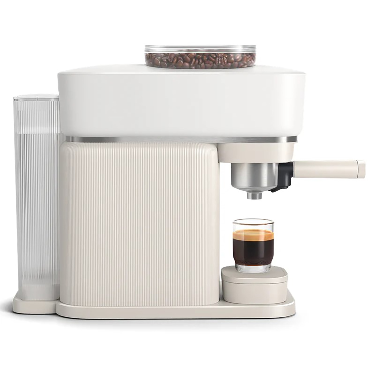 Philips - Baristina Espresso Machine, 16 Bars of Pressure, Milk Frother Included, White