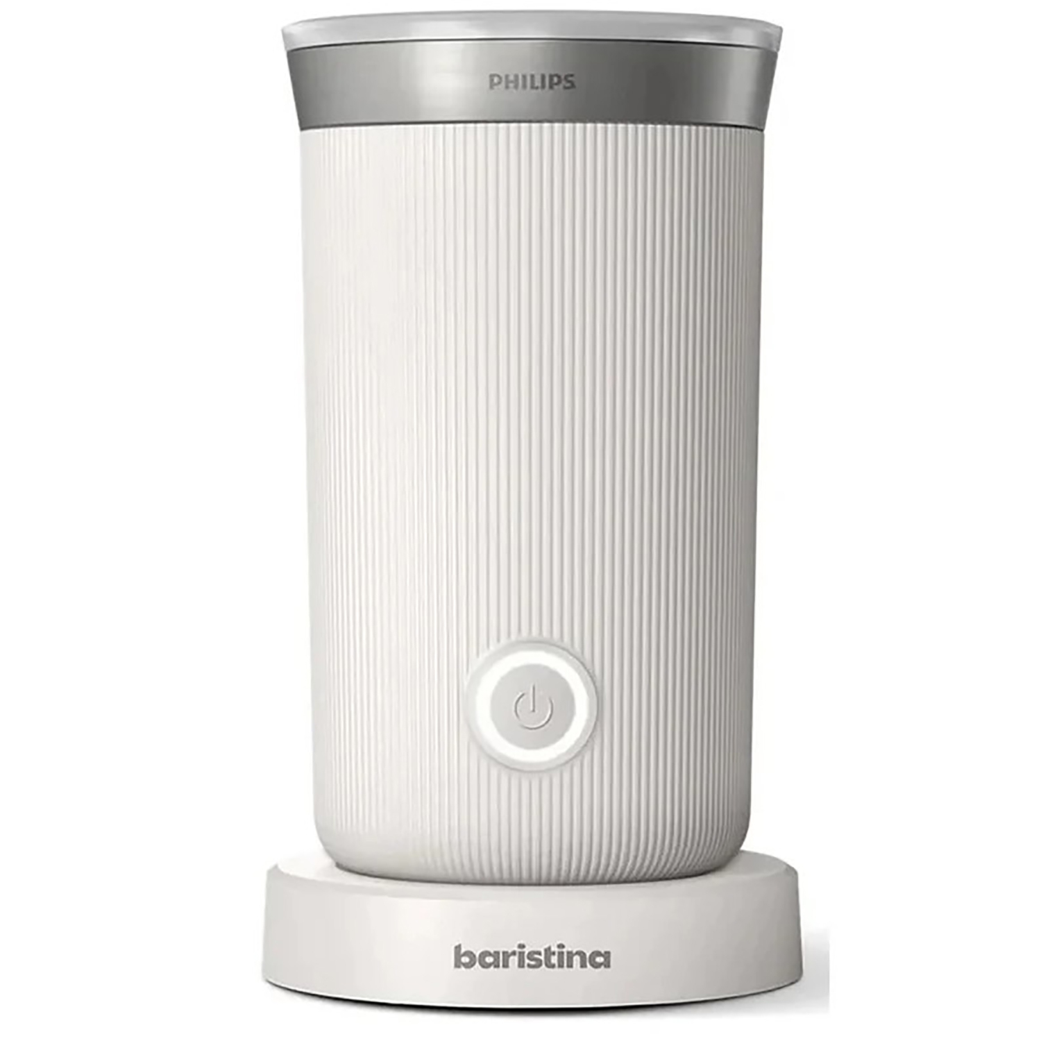 Philips - Baristina Espresso Machine, 16 Bars of Pressure, Milk Frother Included, White