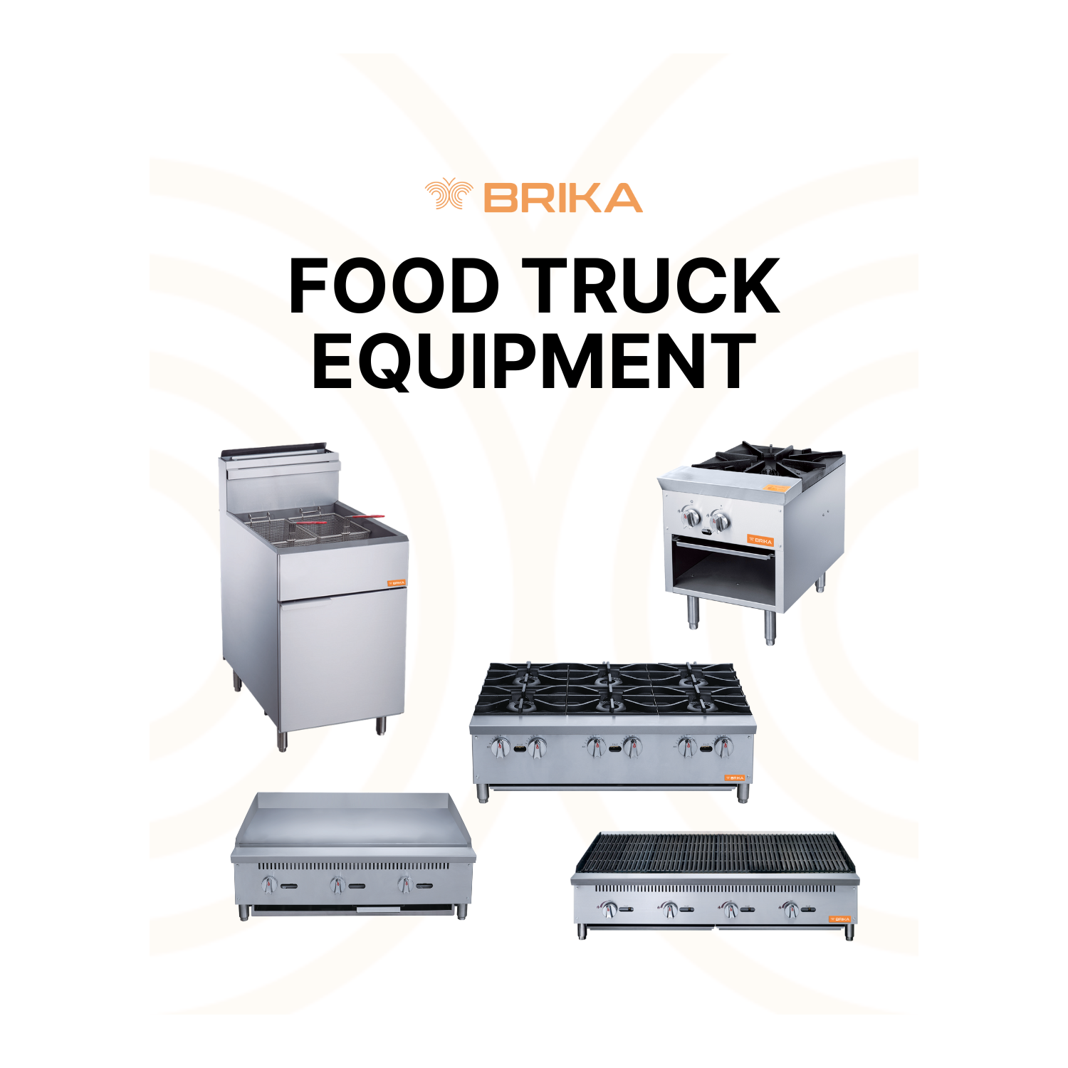 BRIKA BFR-50-NAT Commercial Natural Gas Deep Fryer 50 lbs Oil Capacity 120 000 BTU