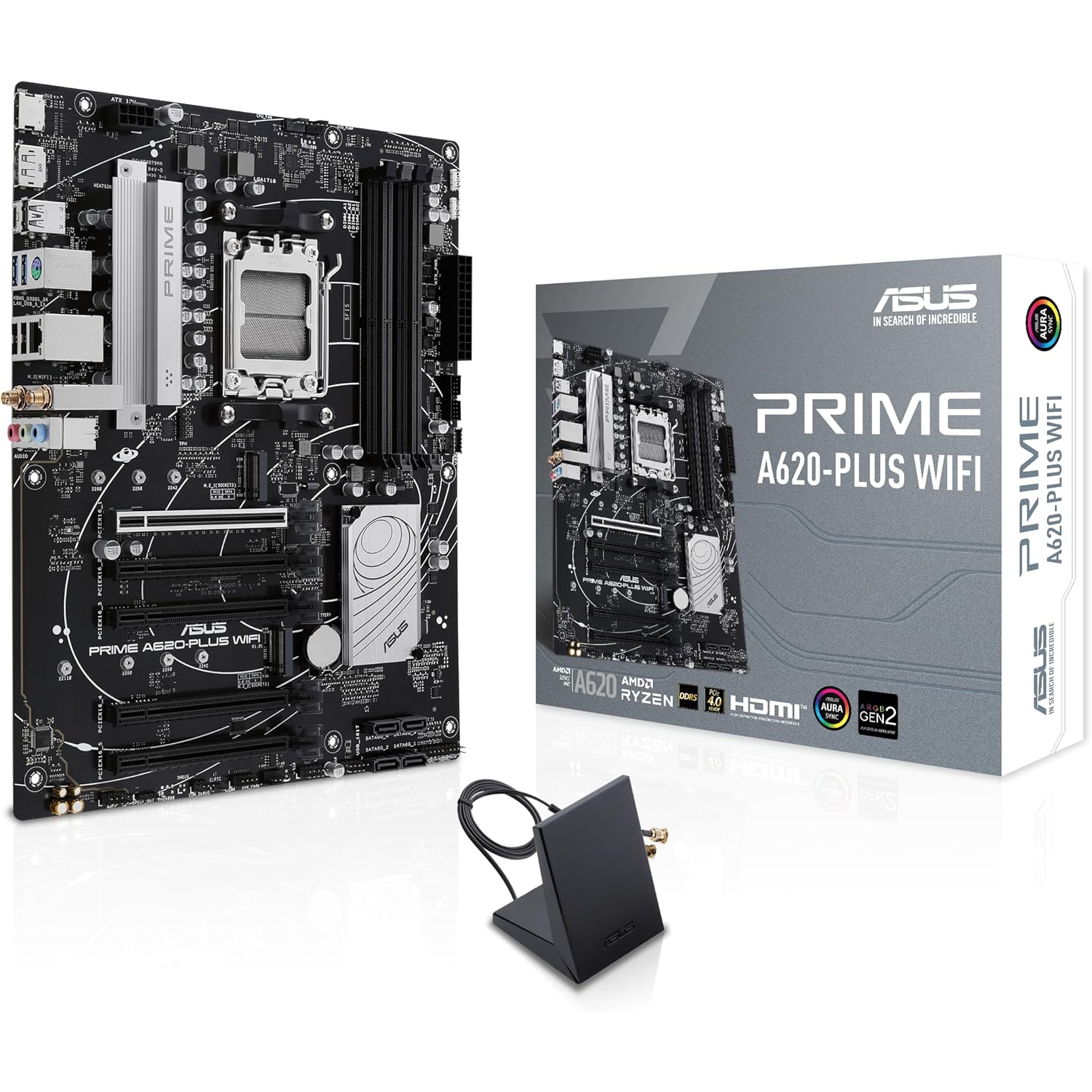 Carte mère ATX Wi-Fi 6 Prime A620-Plus d'ASUS