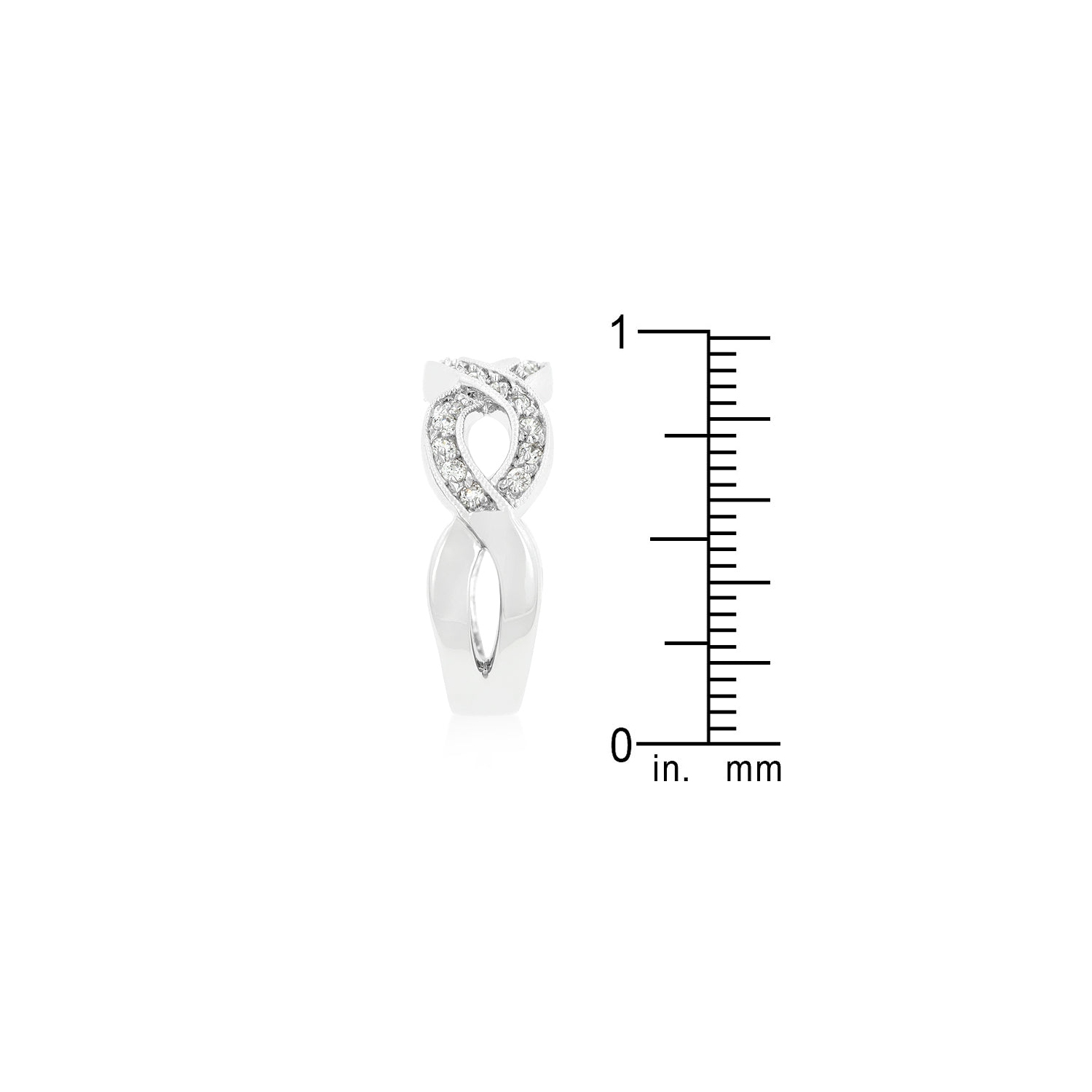 Cubic Zirconia Infinity Band