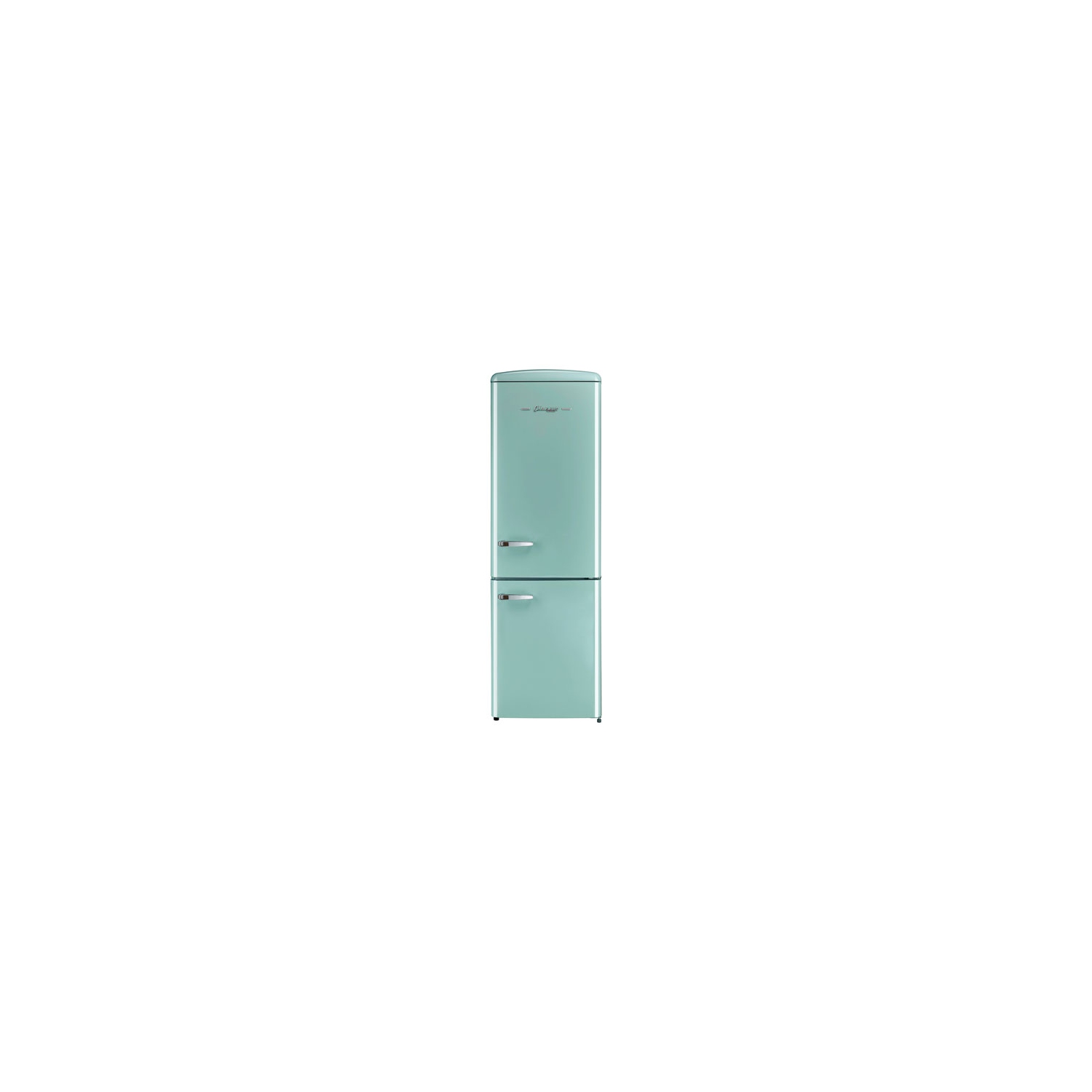 Unique Retro 24" 11.7 Cu. Ft. Bottom Freezer Refrigerator - Ocean Mist Turquoise