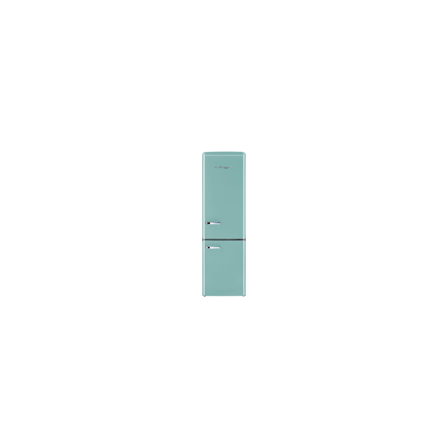 Retro By Unique 23" 9 Cu. Ft. Bottom Freezer Refrigerator - Ocean Mist Turquoise