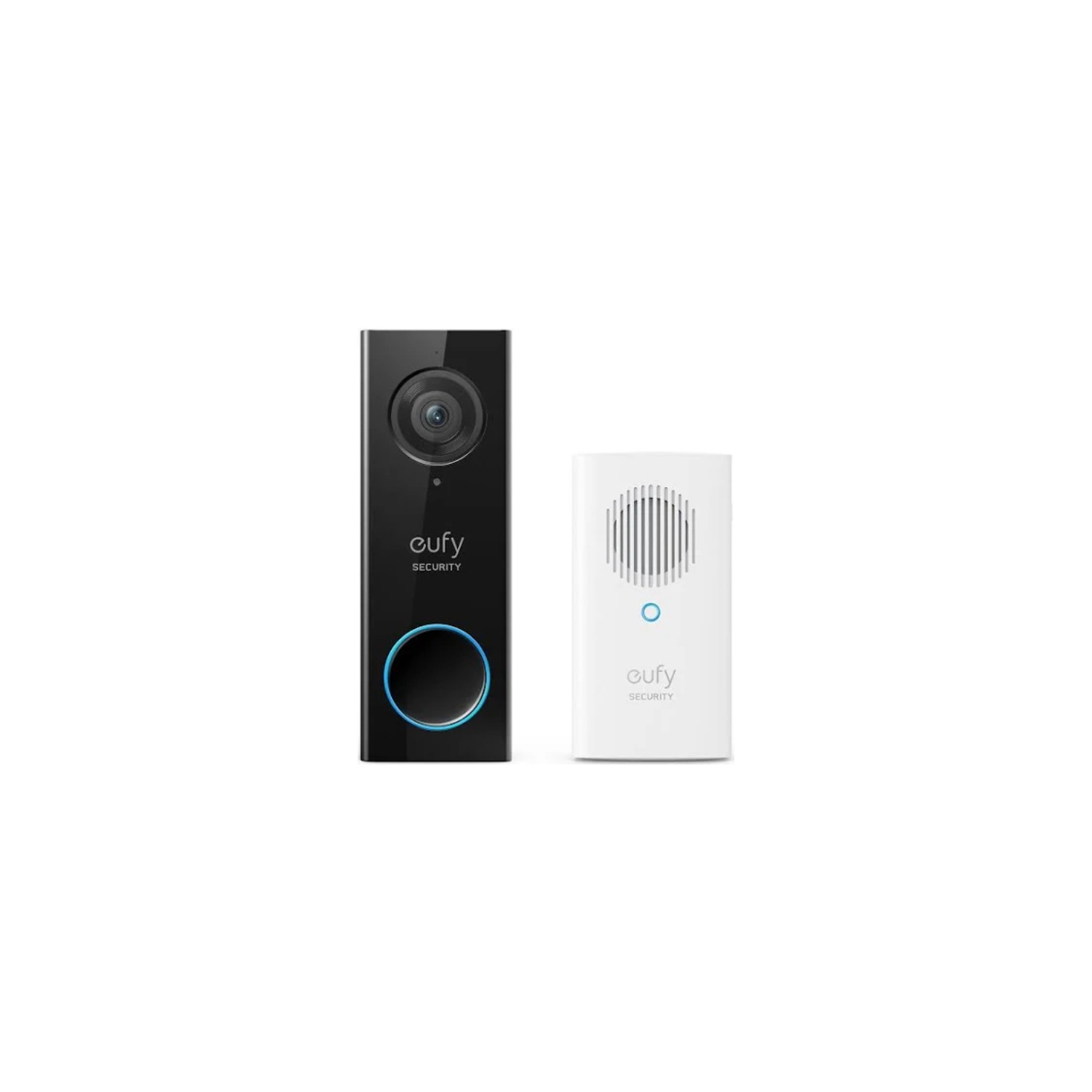 Brand New - Eufy 2K Wi-Fi Video Doorbell C31 with Chime - Black/White