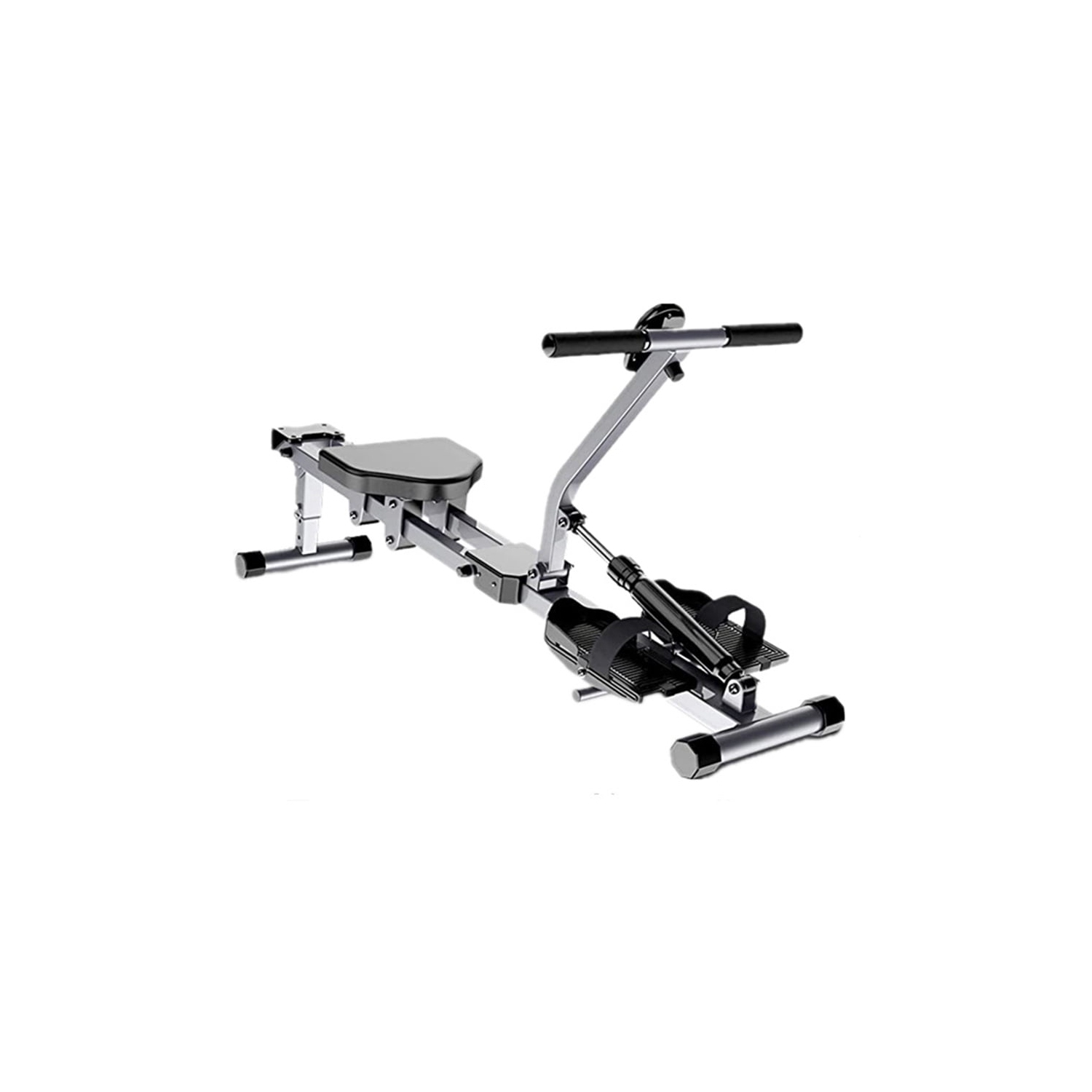 TOPTENG Folding Mute Single Bar Rowing Machine Rower Exercise for Home Cardio Workouts