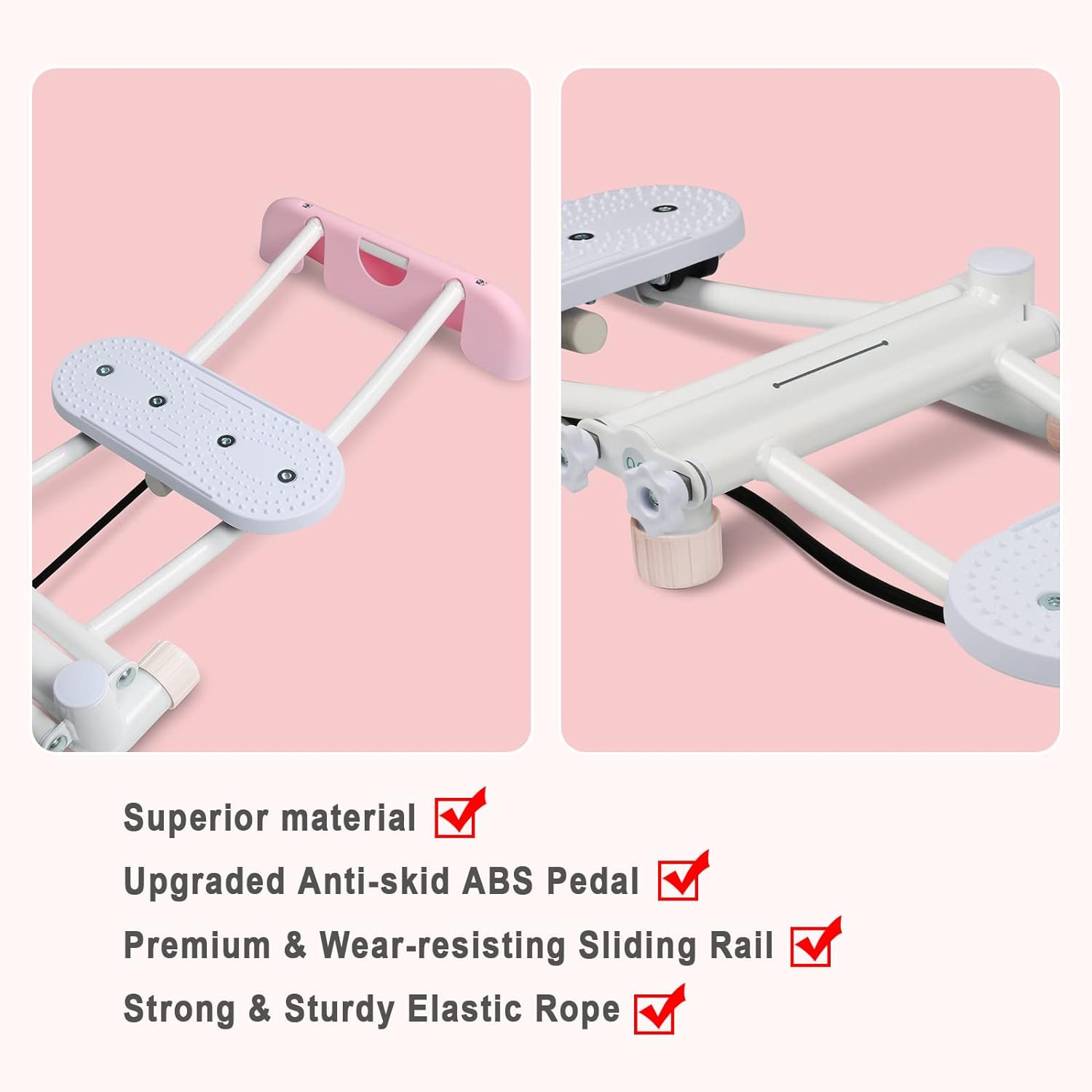 TOPTENG Leg Exercise Equipment Pelvic Muscle Hip Trainer Inner Thigh Exerciser for Women 2in1 Ski Exercise Machine Strength Training Leg Machine Home