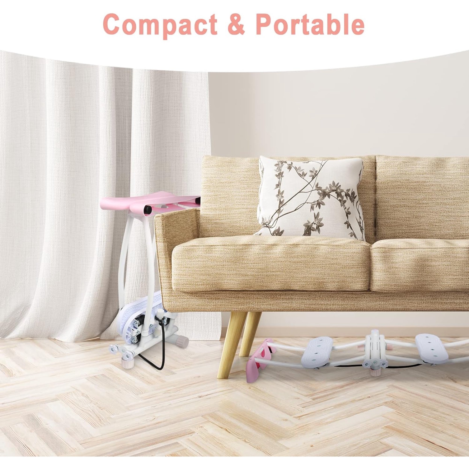 TOPTENG Leg Exercise Equipment Pelvic Muscle Hip Trainer Inner Thigh Exerciser for Women 2in1 Ski Exercise Machine Strength Training Leg Machine Home