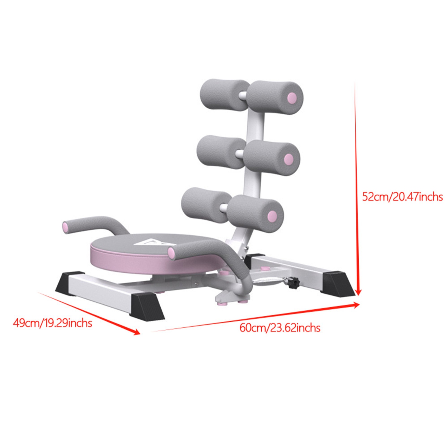 TOPTENG Ab Machine Sit Up Bench Abs Exerciser EquipmentAbdominal Portable Workout Crunch Core Fitness Workout Gym Fitness Machine