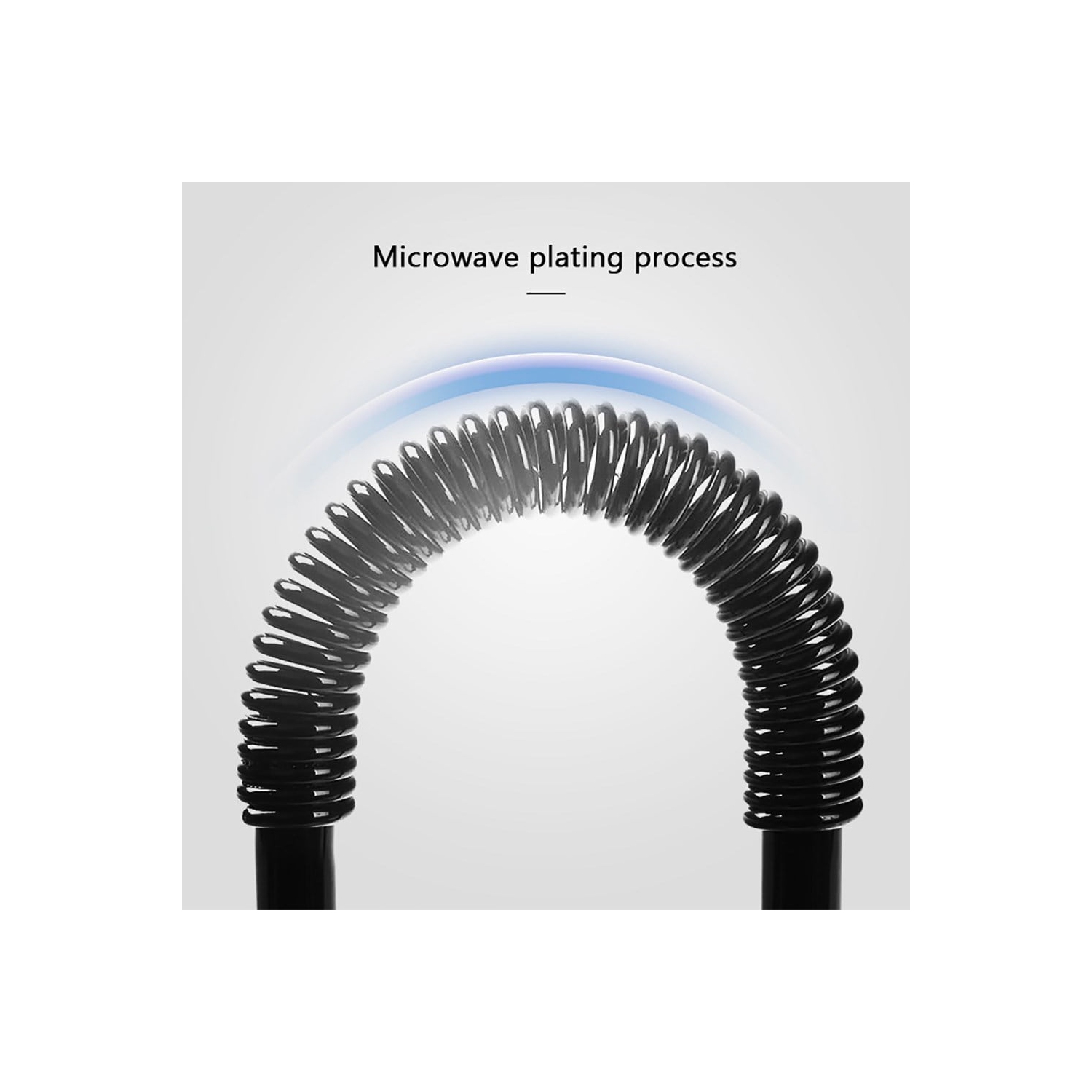 TOPTENG Heavy Duty Spring Chest Power Bar Twister Upper Body Arms Strength Training 88.18lbs Black