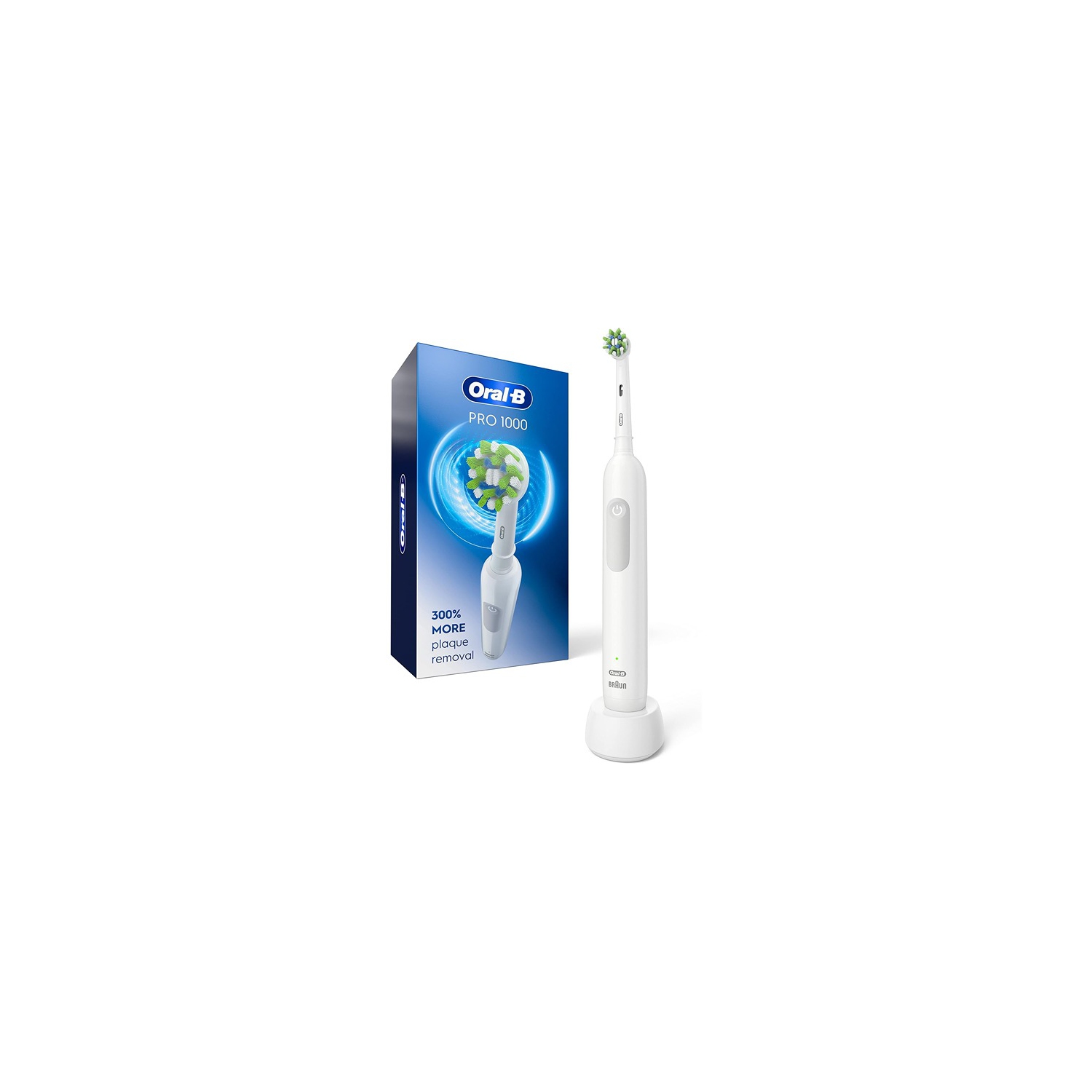 Oral-B Pro 1000 Rechargeable Electric Toothbrush, White