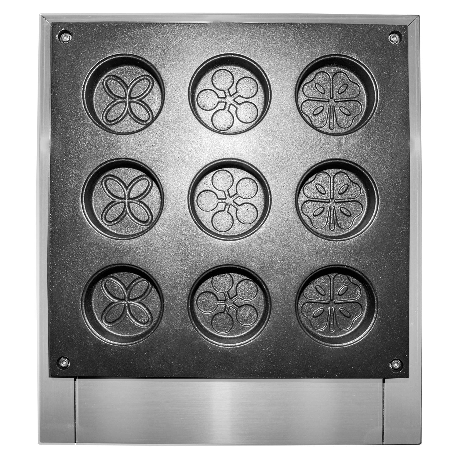 Machine à gâteau aux haricots rouges GR-RB9 | Gril électrique Obanyaki | 9 pièces | Chauffe-gâteau aux haricots rouges | 110&nbsp;V