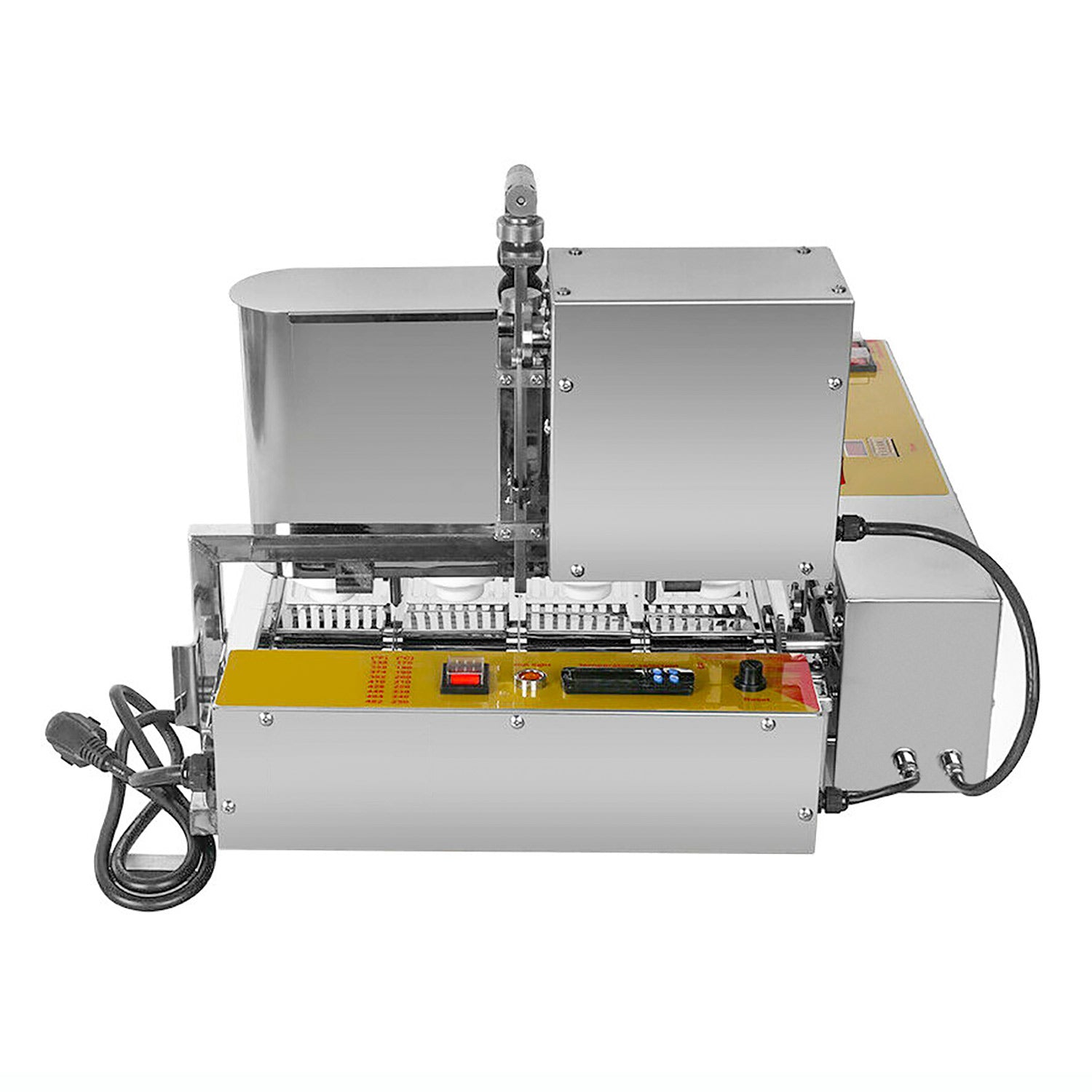 AP-04 Mini beignes commercial | Machine automatique à frire avec 4 rangées | Acier inoxydable | 110 V