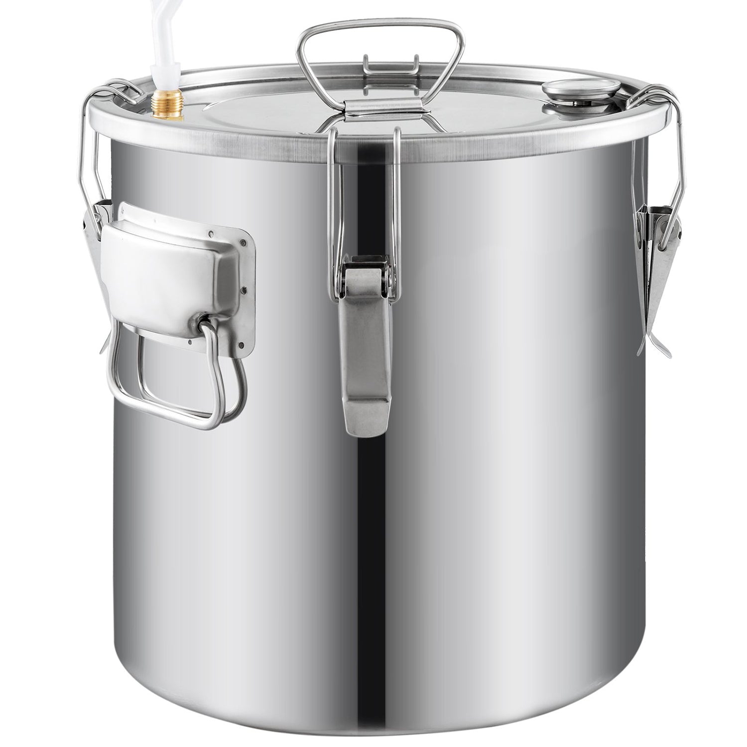 A-FCSA2-10 Alcohol Wine Distiller | Moonshine Still | Two-tanks Water Alcohol Distiller | 2.5 Gallon 10L