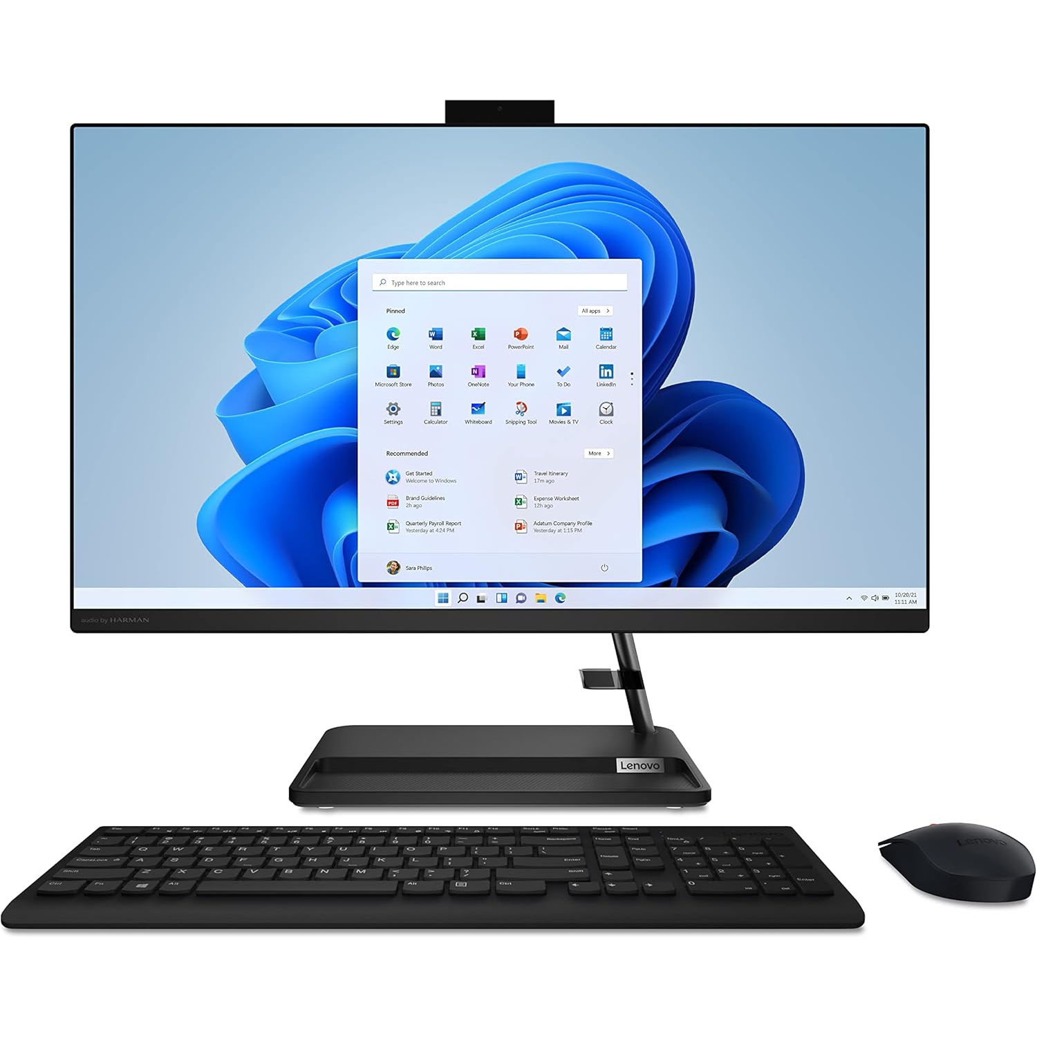 Lenovo IdeaCentre AIO 3i - 2022 - All-in-One Desktop - 27" FHD Touch Display - 5MP Camera - Windows 11 Home - 8GB Memory - 512GB Storage