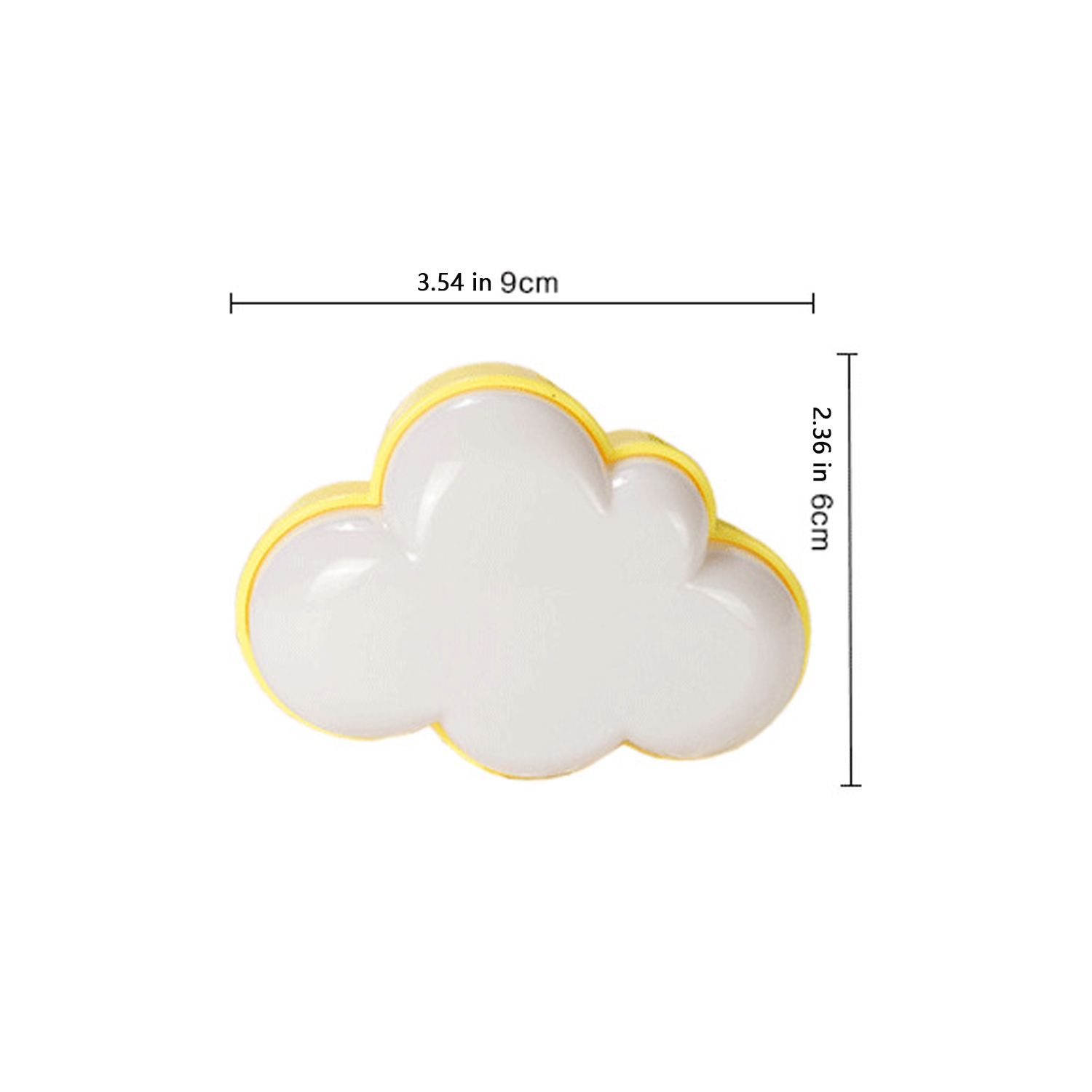YOULIGHTS LED Night Light Plug-in Lamp Light Sensor Cloud Night Light Mini Pretty Night Light Adults Kids Night Light for Bedroom Suitable for Home,