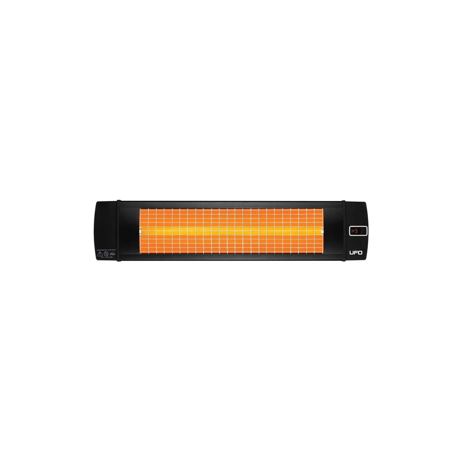 UFO HVR-15, 1500-Watt Patio Heater with Remote, Horizontal and Vertical Use