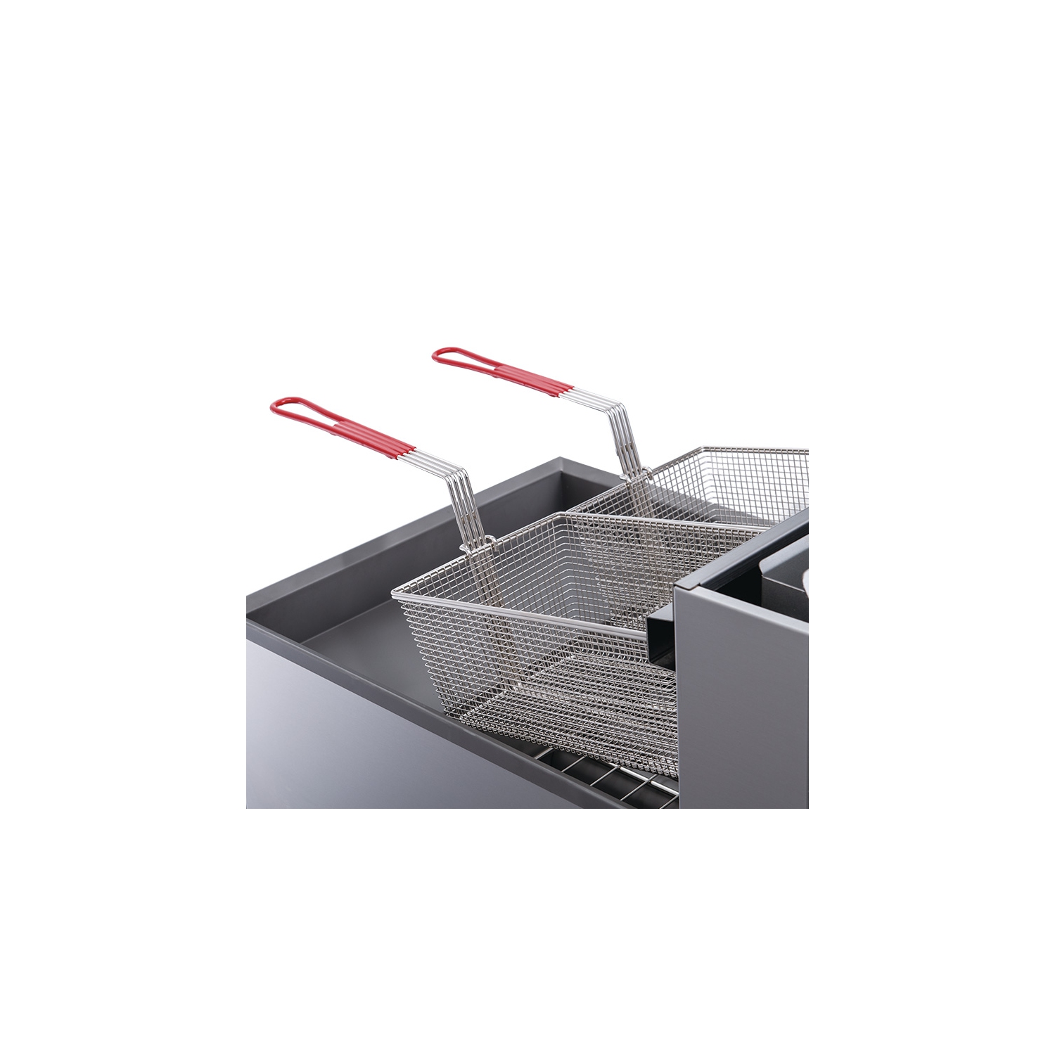 BRIKA BFR-40-NAT Commercial Natural Gas Deep Fryer 40 lbs Oil Capacity 90 000 BTU