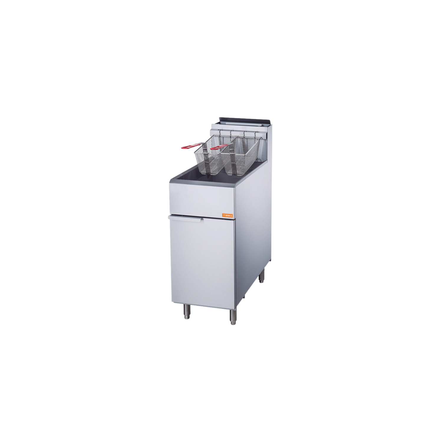BRIKA BFR-40-LPG Commercial Propane LPG Deep Fryer 40 lbs Oil Capacity 90 000 BTU