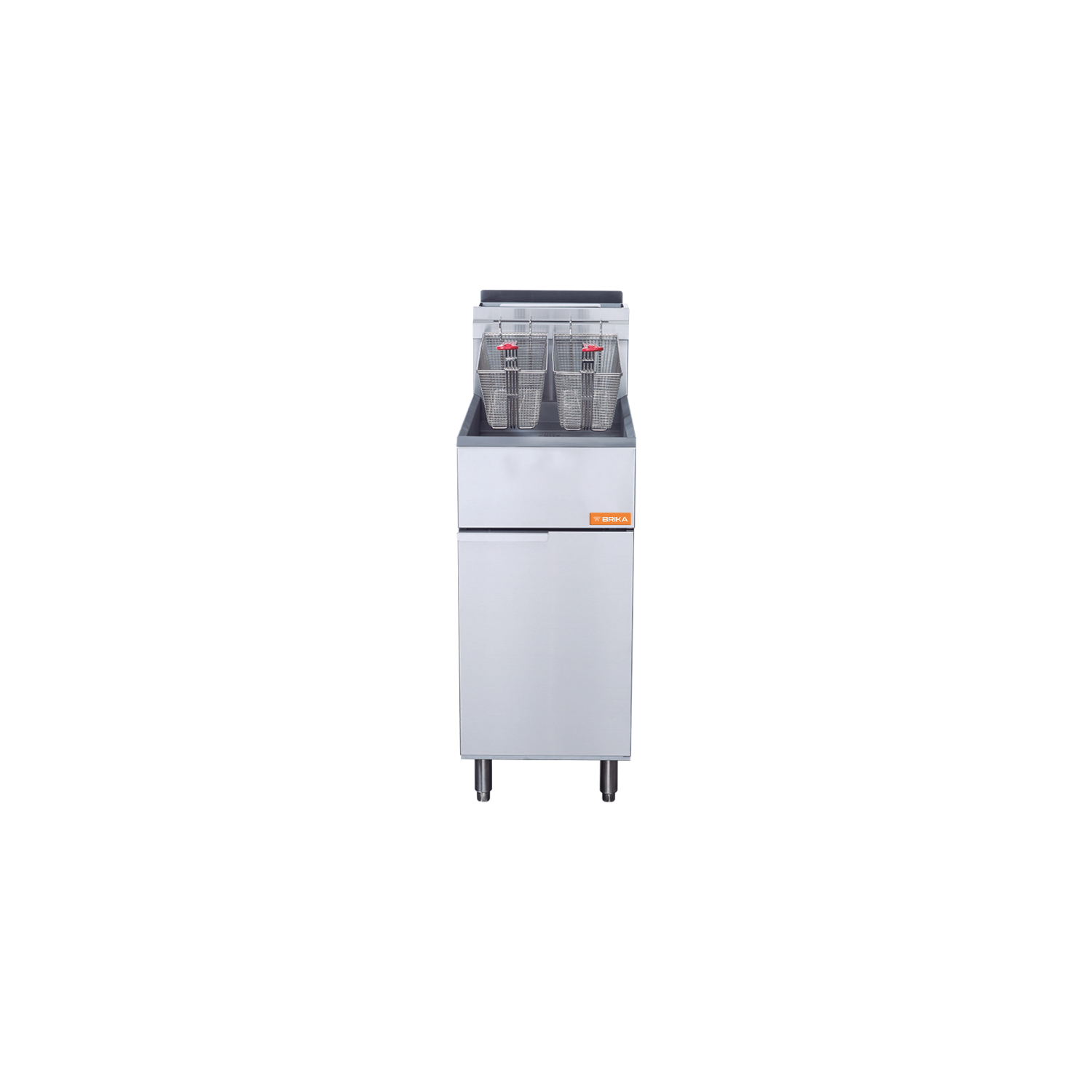BRIKA BFR-40-LPG Commercial Propane LPG Deep Fryer 40 lbs Oil Capacity 90 000 BTU