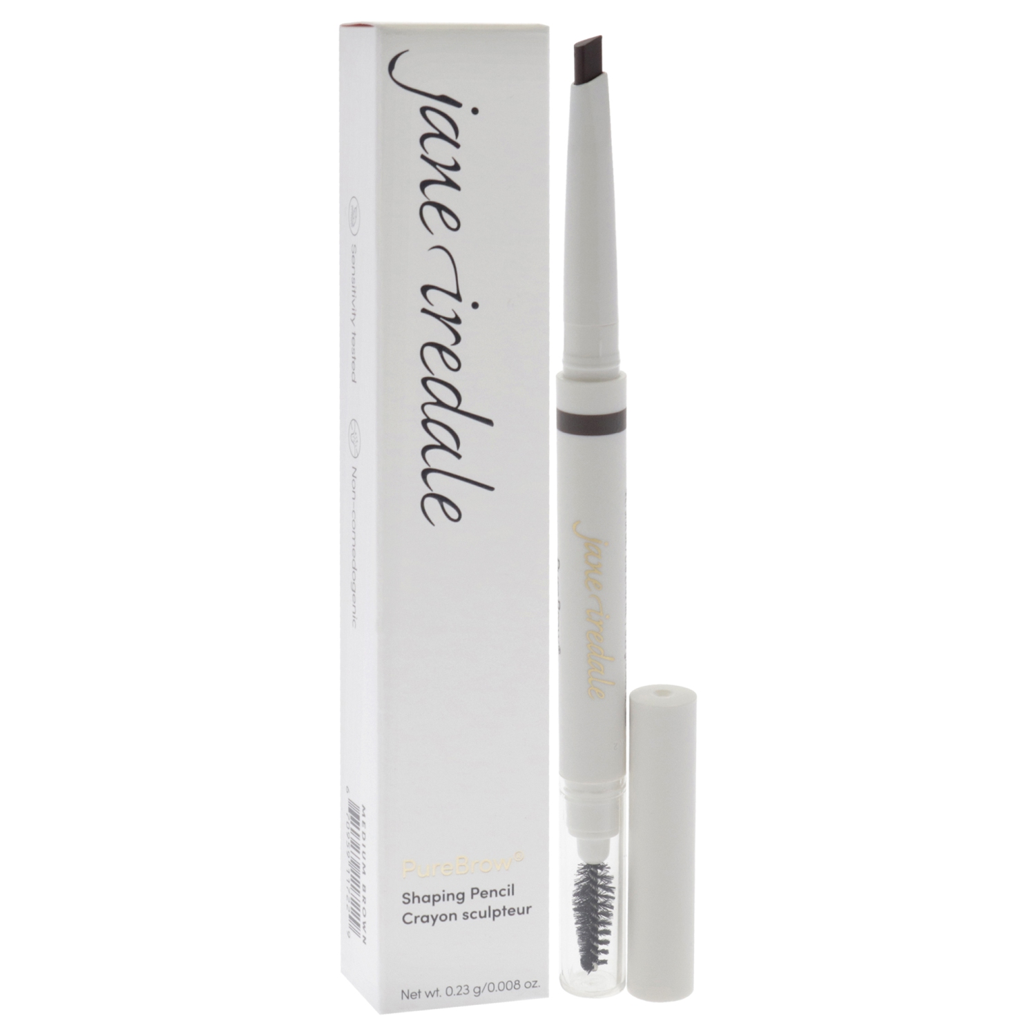 Crayon contour PureBrow - Brun moyen par Jane Iredale pour femme - 0008&nbsp;oz sourcils