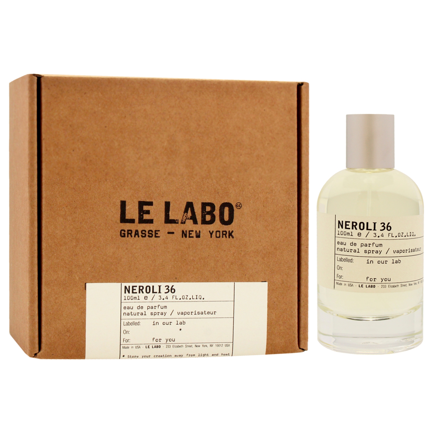 Neroli 36 by Le Labo for Unisex - 3.4 oz EDP Spray