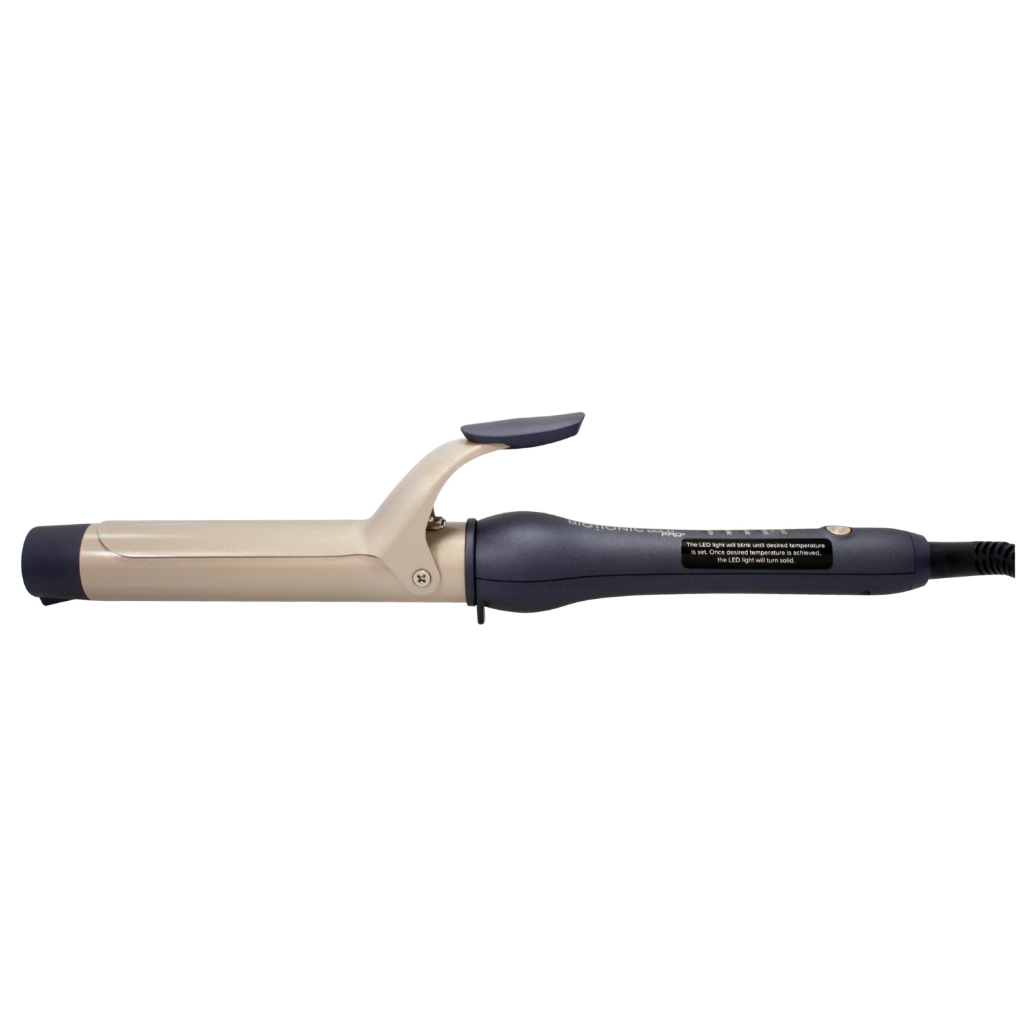 Gold Pro Curling Iron by Bio Ionic for Women - 1.25 Inch Curling Iron