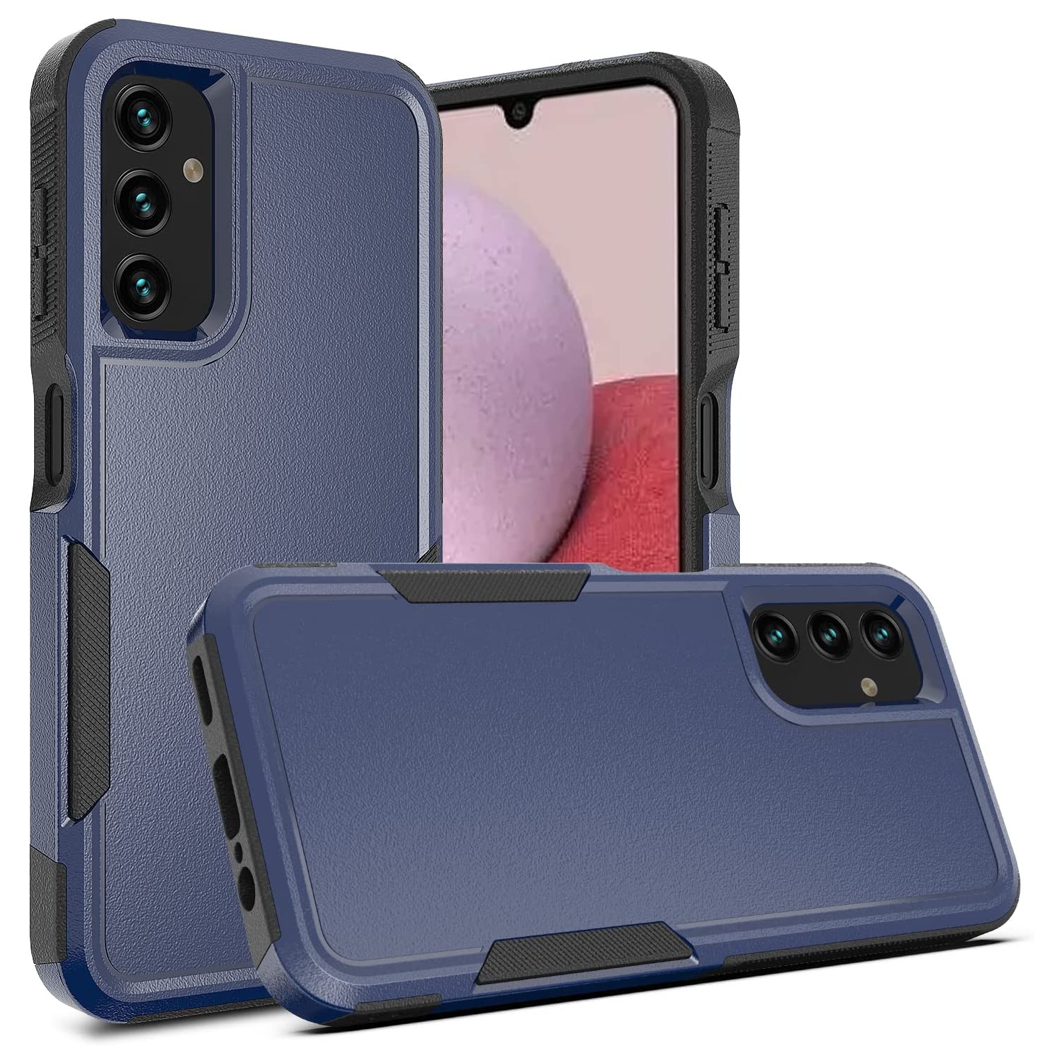 XCRS Dual Layered Comm PC + TPU Cover, Heavy Duty, Tuff, Drop Tested Protection Case for Samsung Galaxy S24 FE 2024