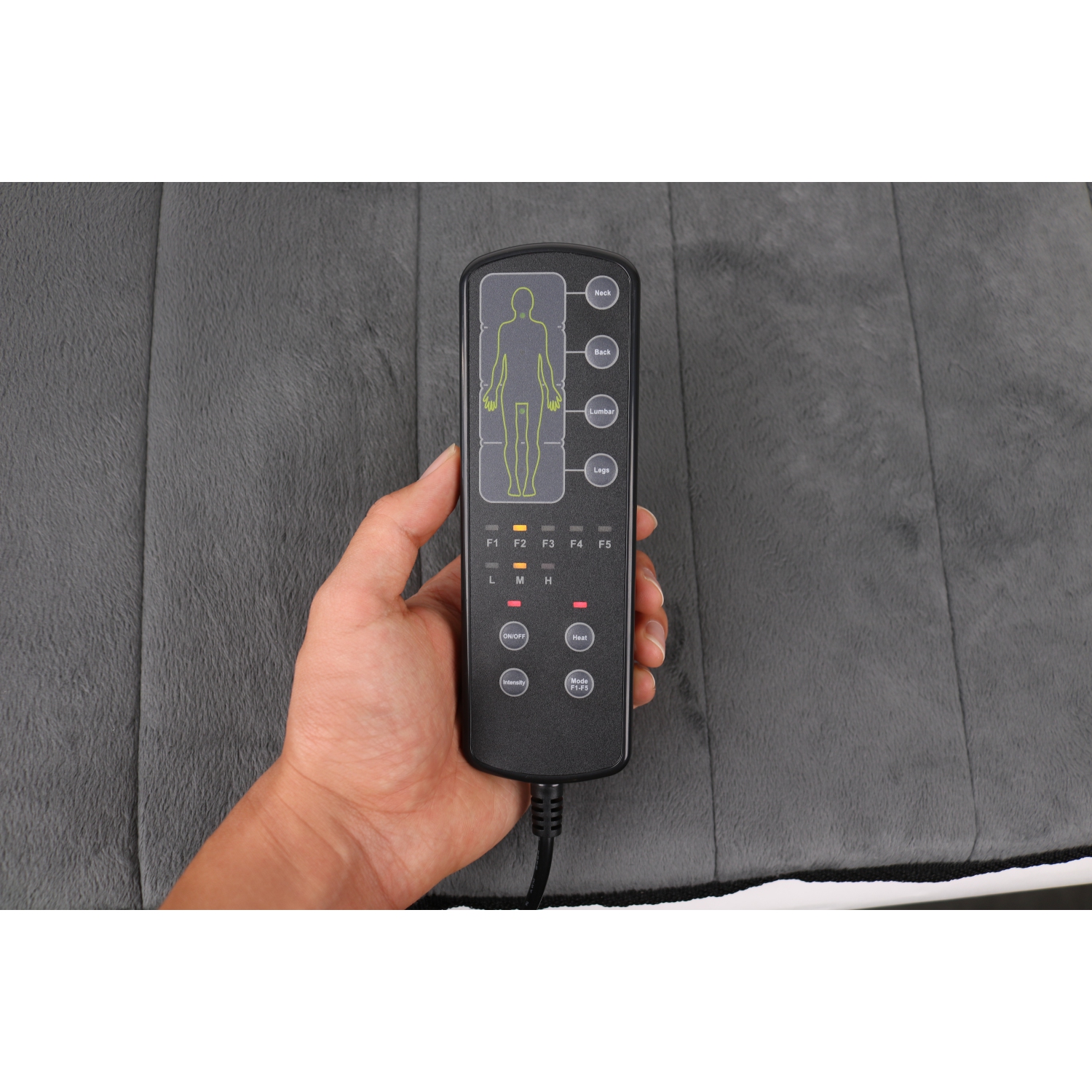 Relaxus - Neck And Back Massage Mat With Heat