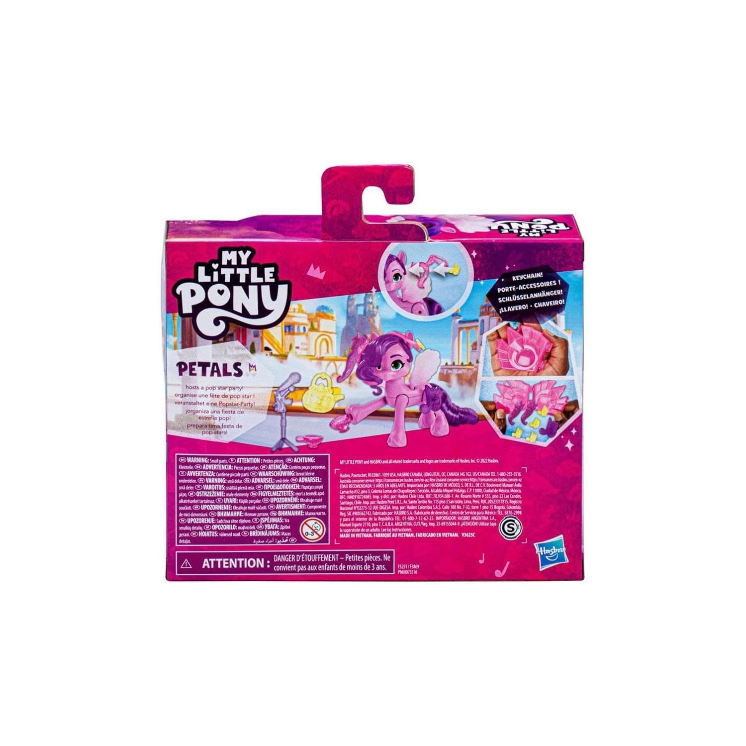 My Little Pony: Make Your Mark Toy Cutie Mark Magic Princess Pipp Petals - 3-Inch Hoof to Heart Pony with Surprise Accessories, Age 5 and Up