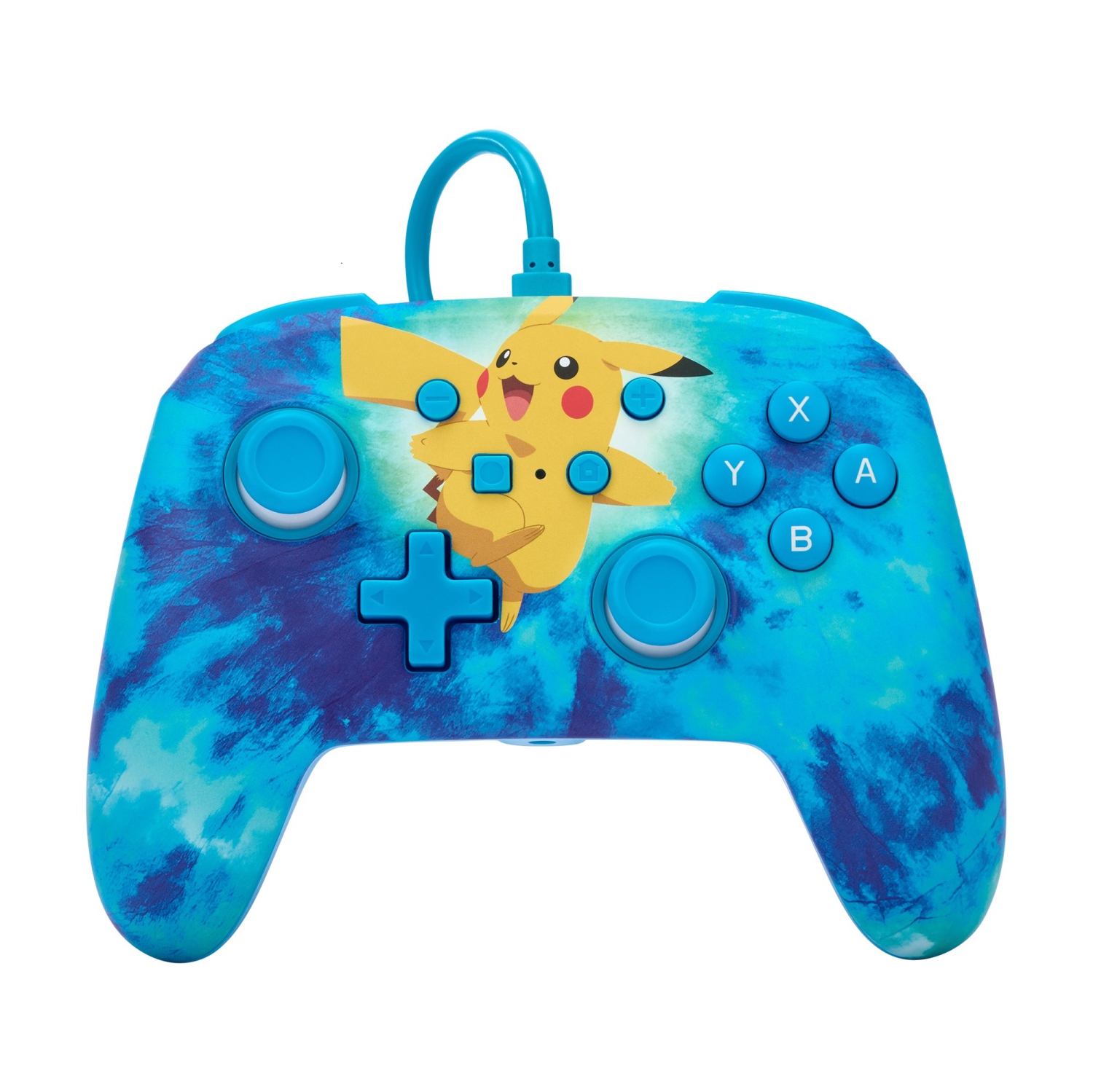 ACCO BRANDS ENHANCED WIRED CONTROLLER TIE DYE PIKACHU SWITCH