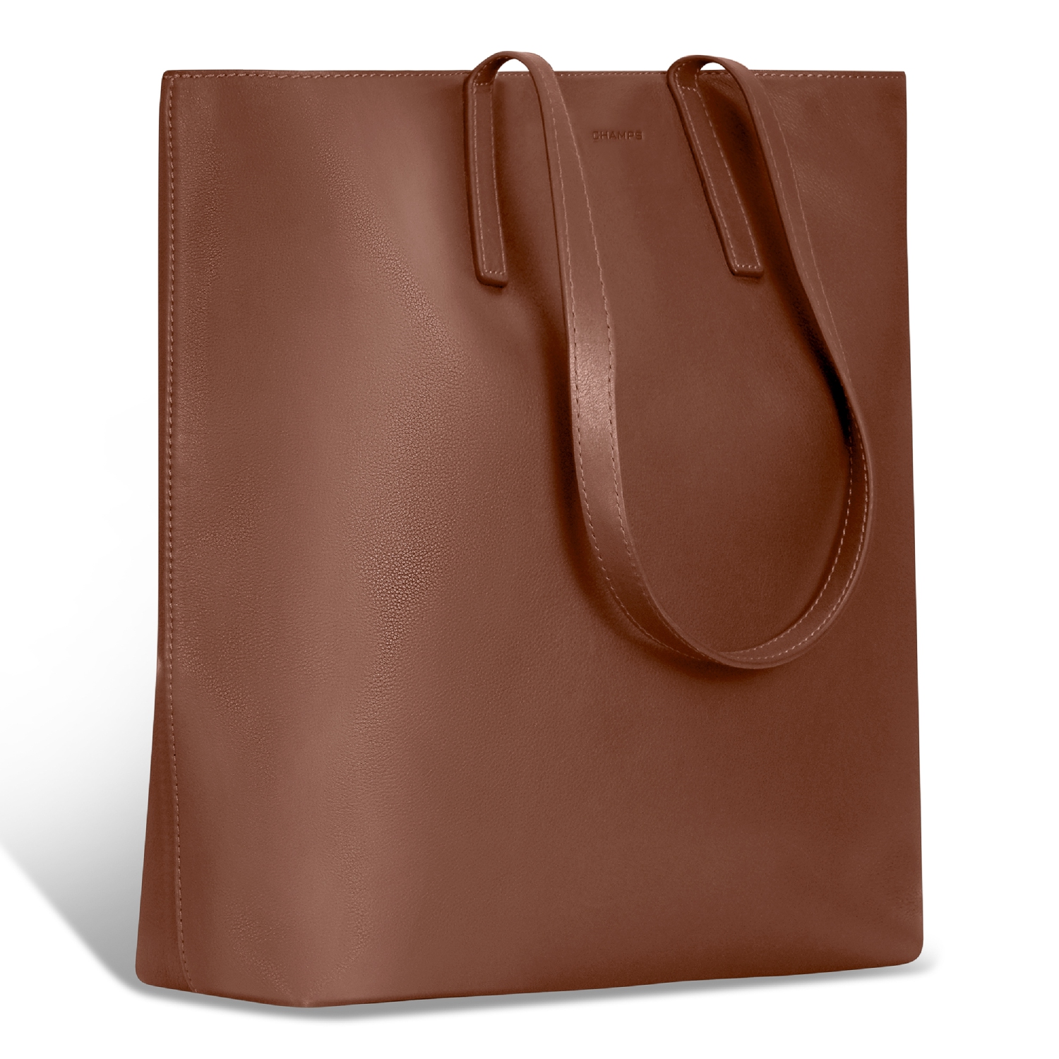 Collection Onyx – Sac fourre-tout vertical en cuir