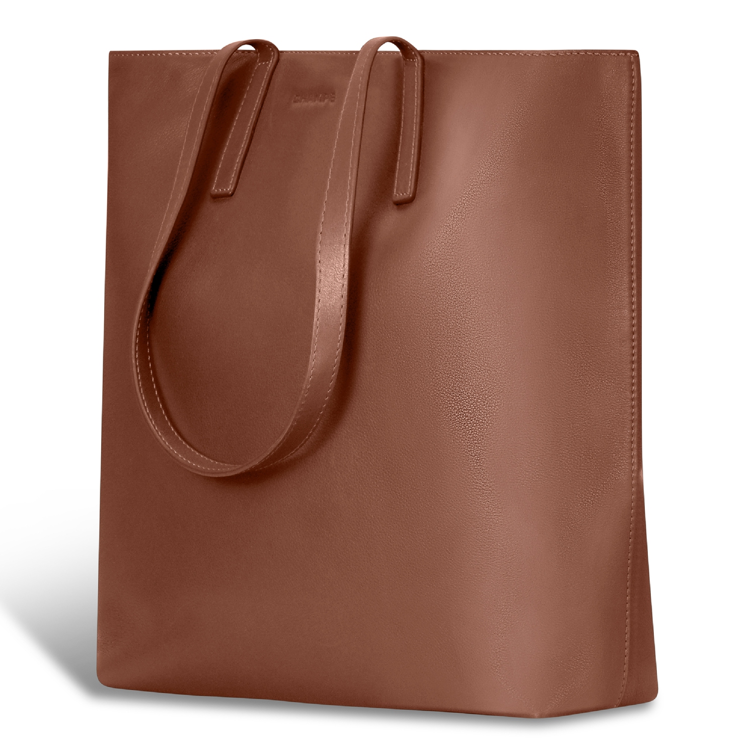 Collection Onyx – Sac fourre-tout vertical en cuir