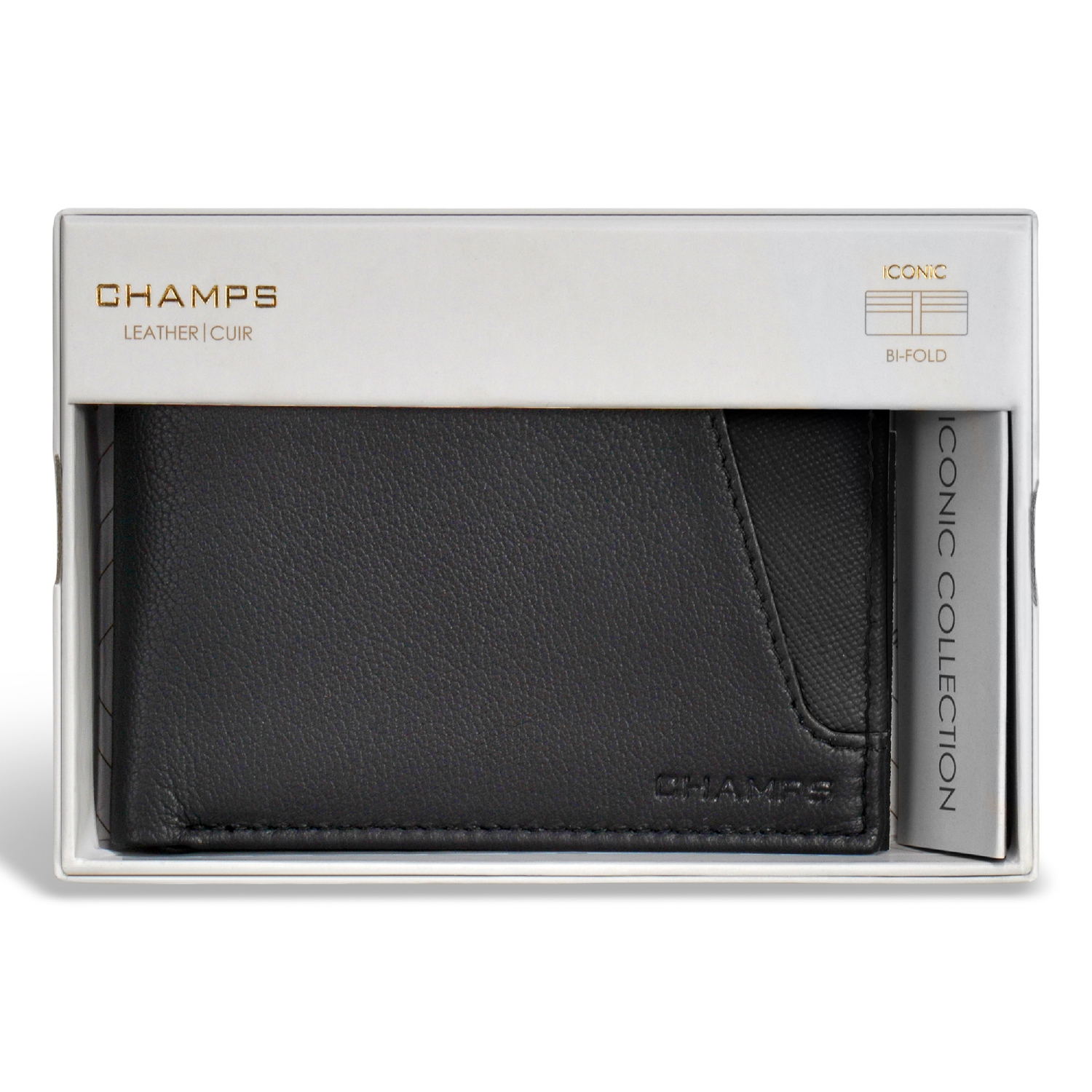 Iconic Collection - Leather Bi-Fold Wallet