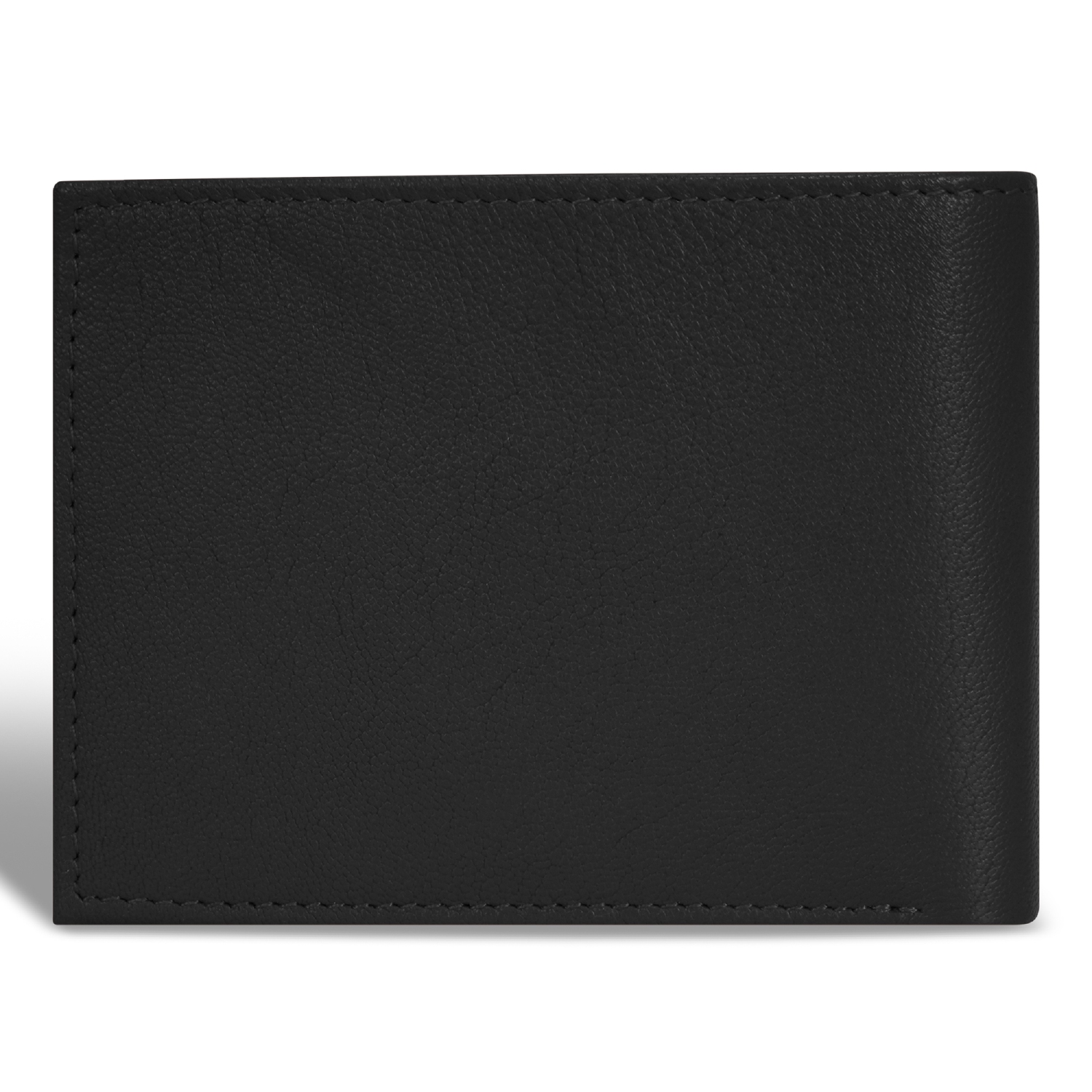 Collection Onyx – Portefeuille en cuir avec volet au centre