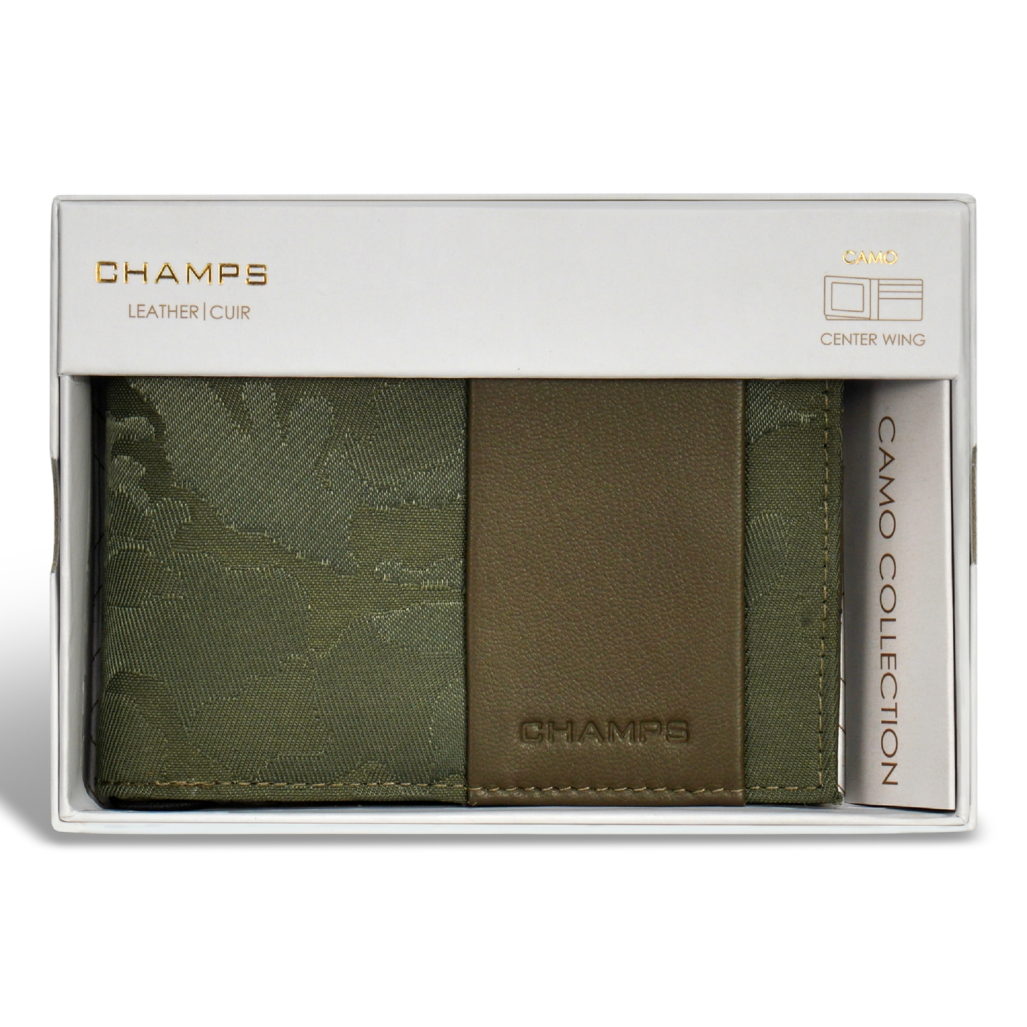 Camo Collection - Leather Center Wing Wallet