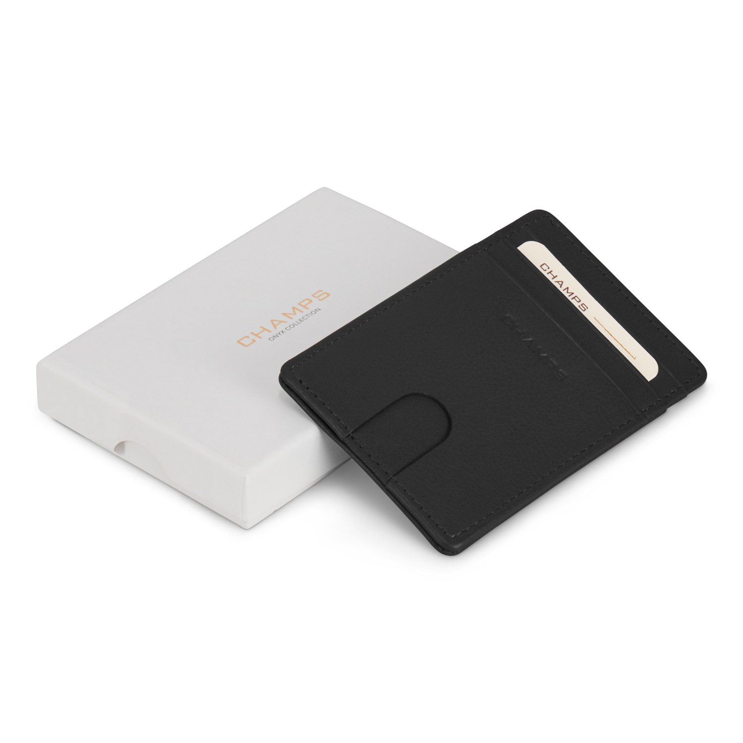 Collection Onyx – Étui en cuir pour cartes accès