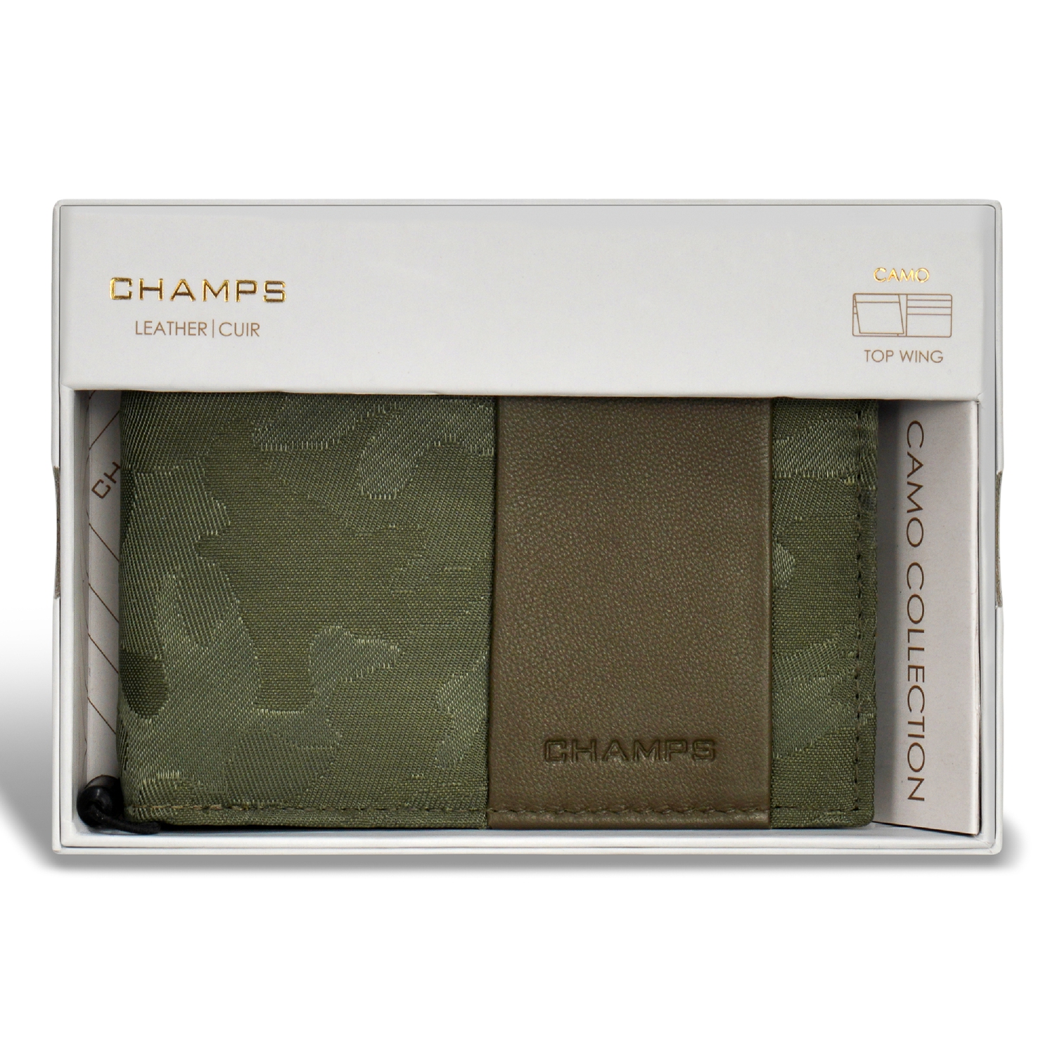 Camo Collection - Leather Top Wing Wallet