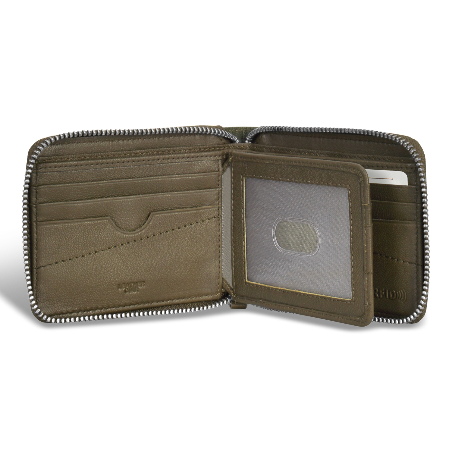 Camo Collection - Leather Zip Around Wallet