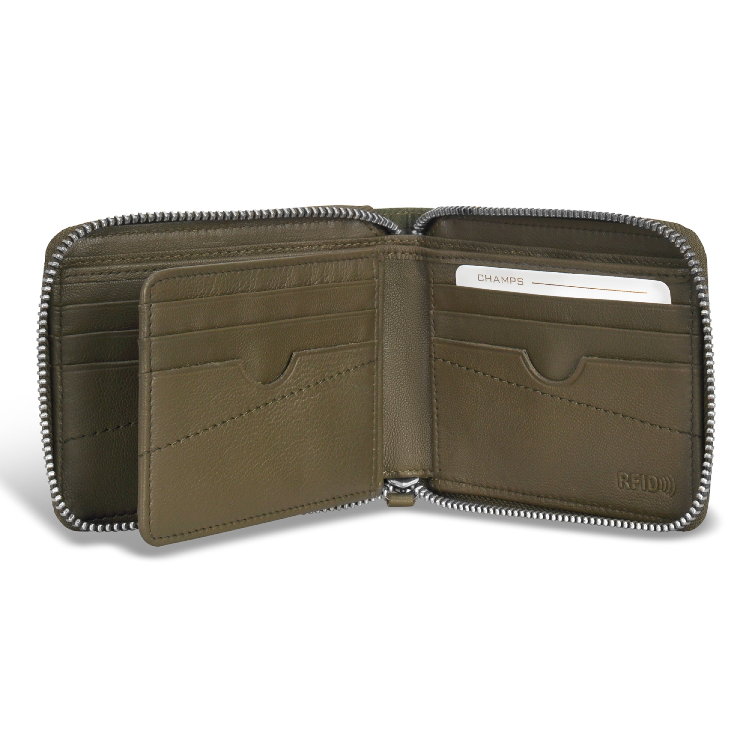 Camo Collection - Leather Zip Around Wallet
