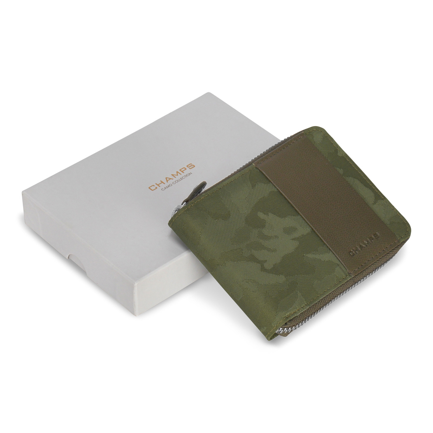 Camo Collection - Leather Zip Around Wallet