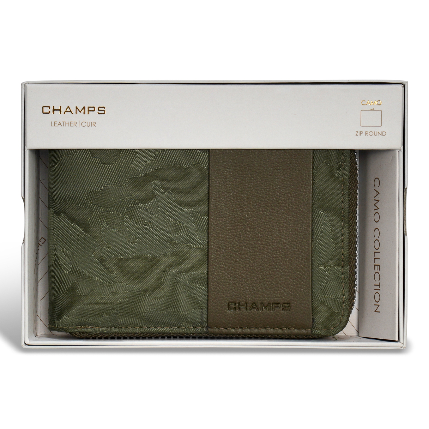 Camo Collection - Leather Zip Around Wallet
