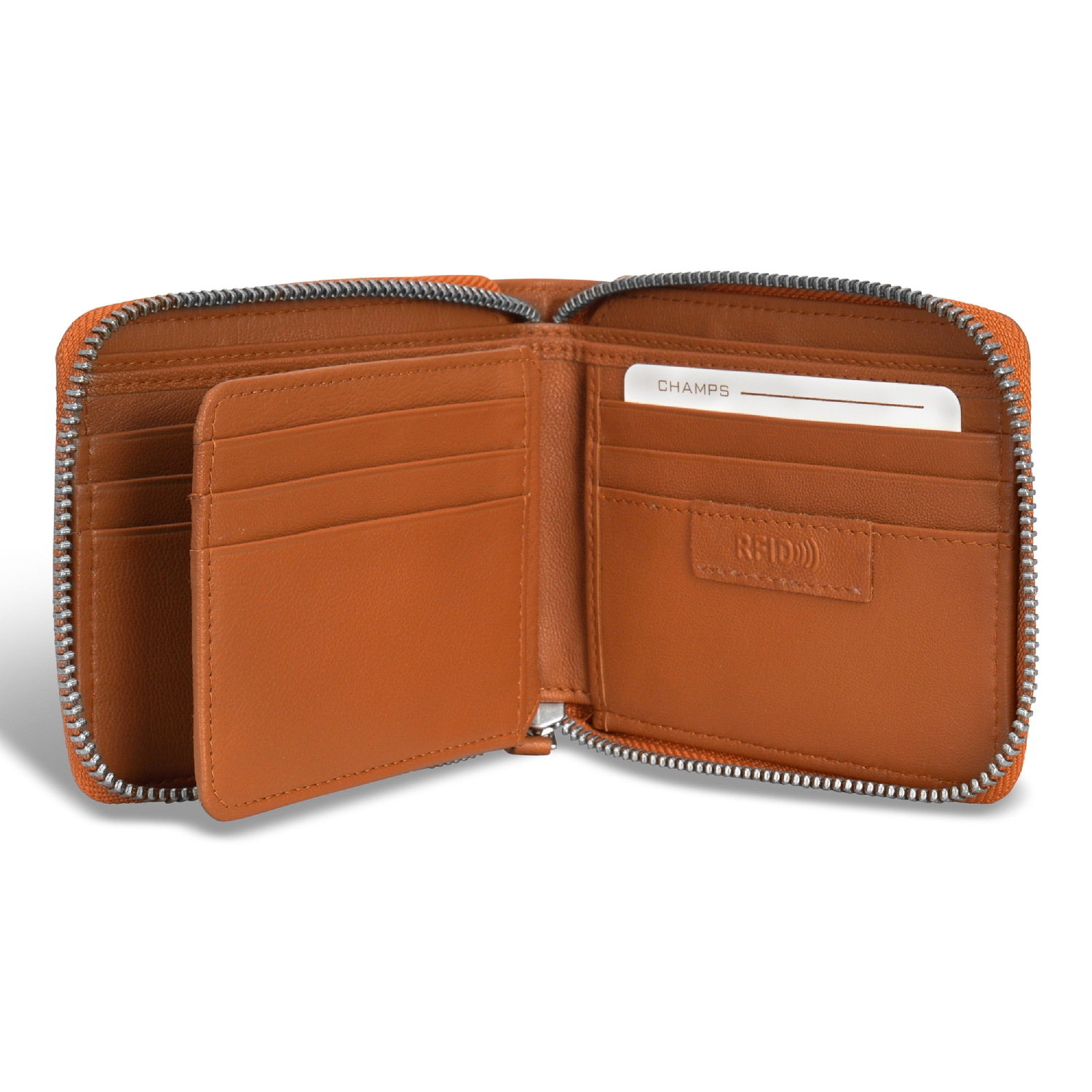 Denim Collection - Leather Zip Around Wallet