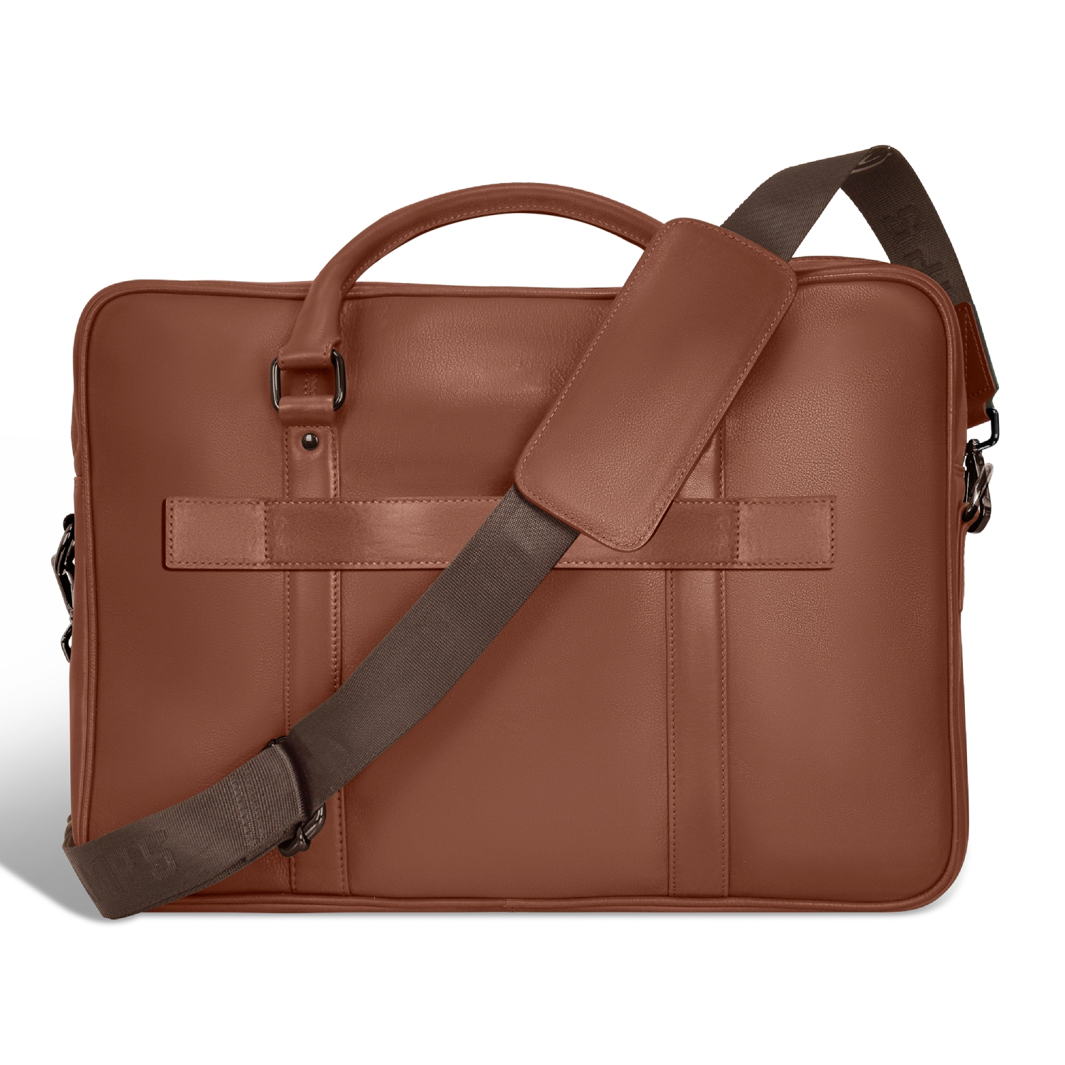 Onyx Collection - Leather Slim Briefcase