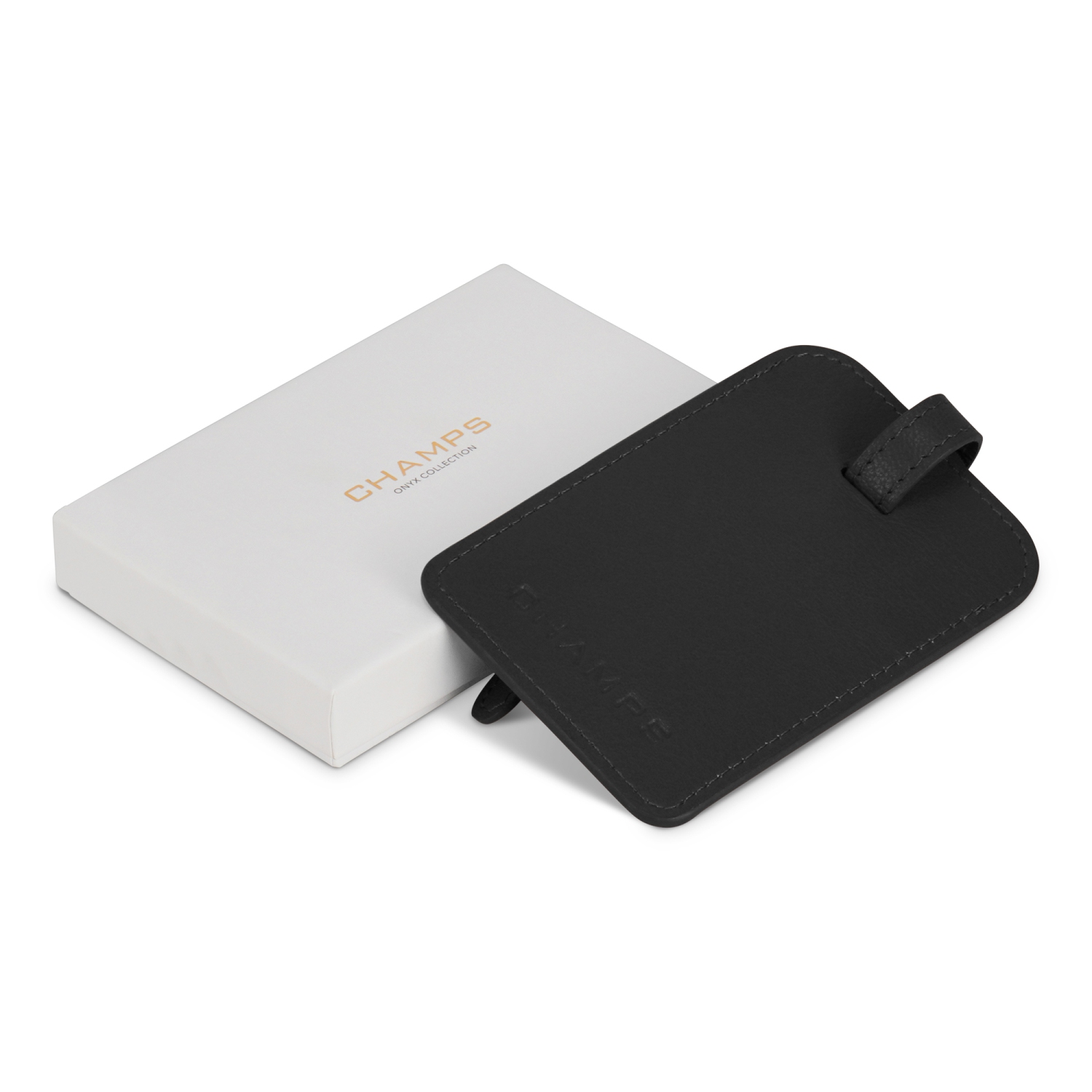 Onyx Collection - Leather Luggage Tags